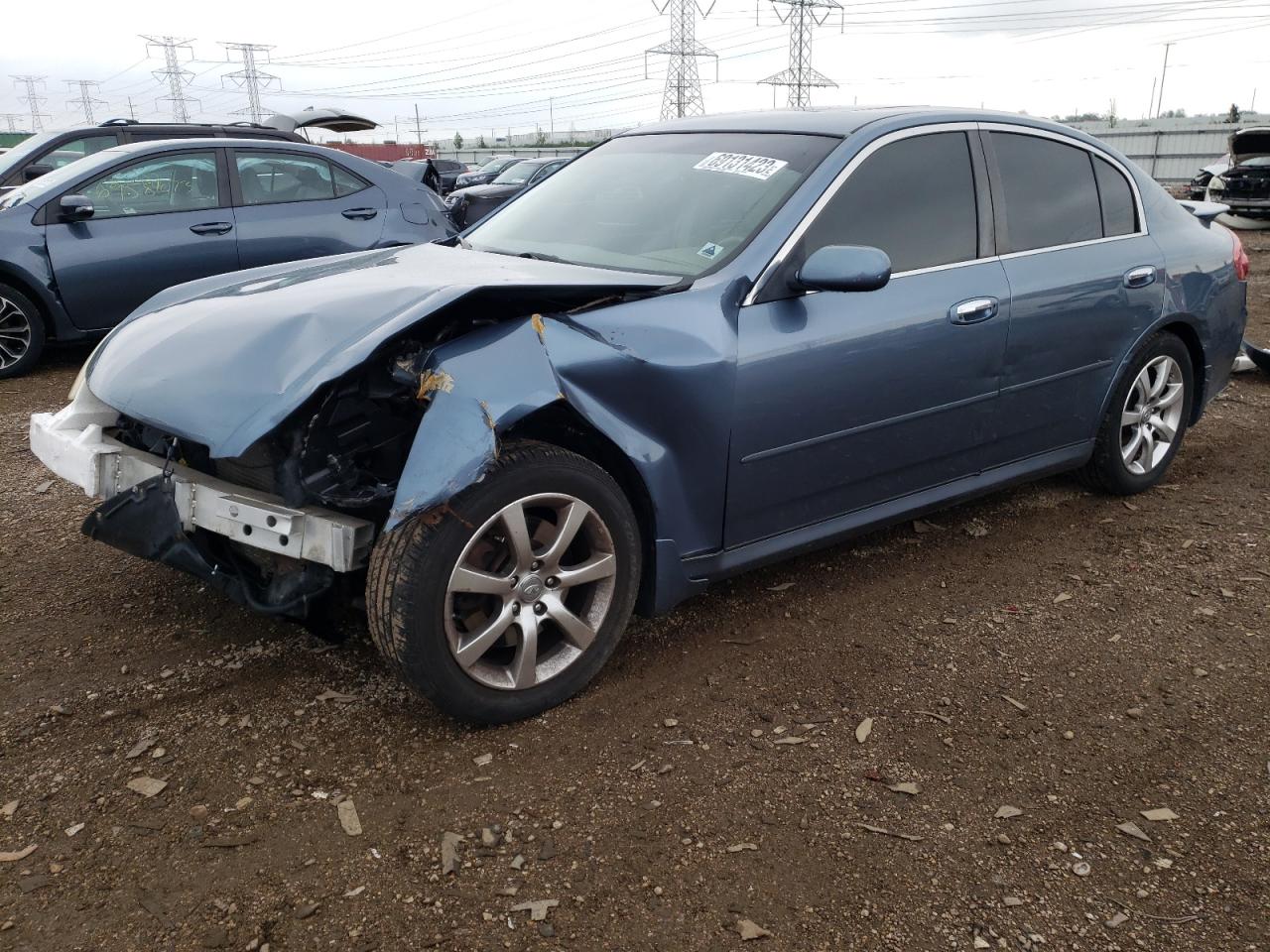 infiniti g 2006 jnkcv51f76m610699