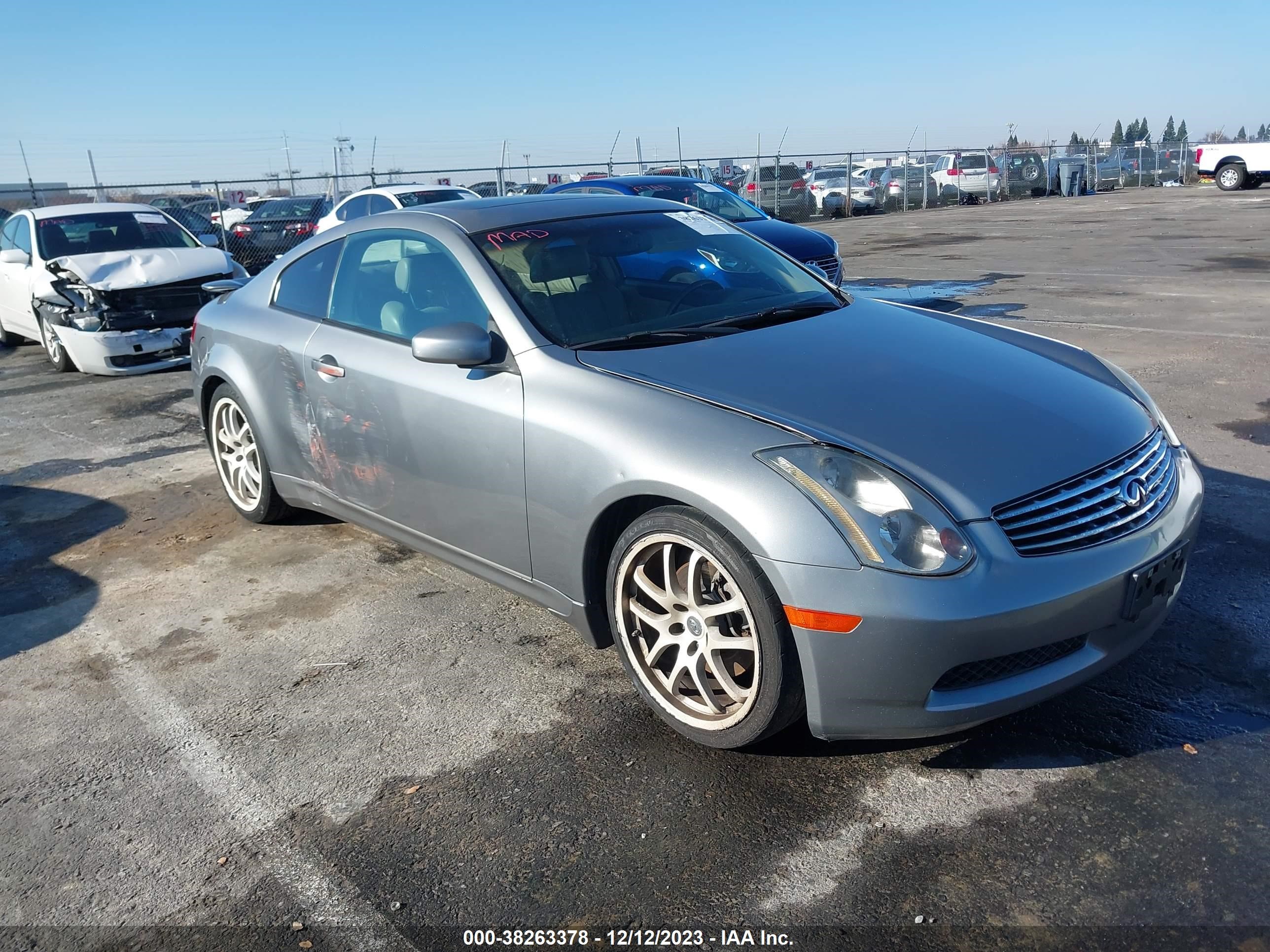 infiniti g 2005 jnkcv54e05m426514