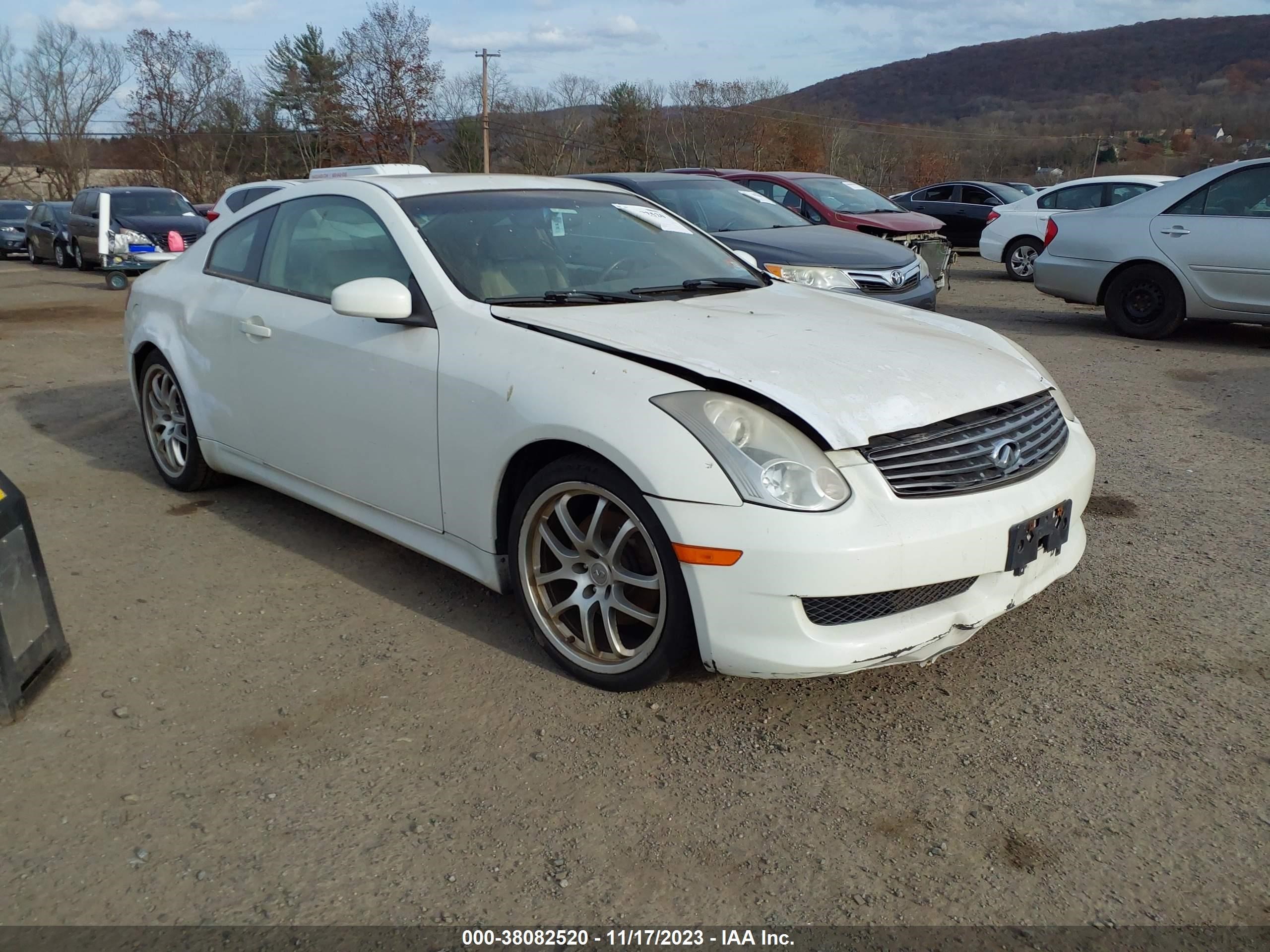 infiniti g 2006 jnkcv54e06m710100