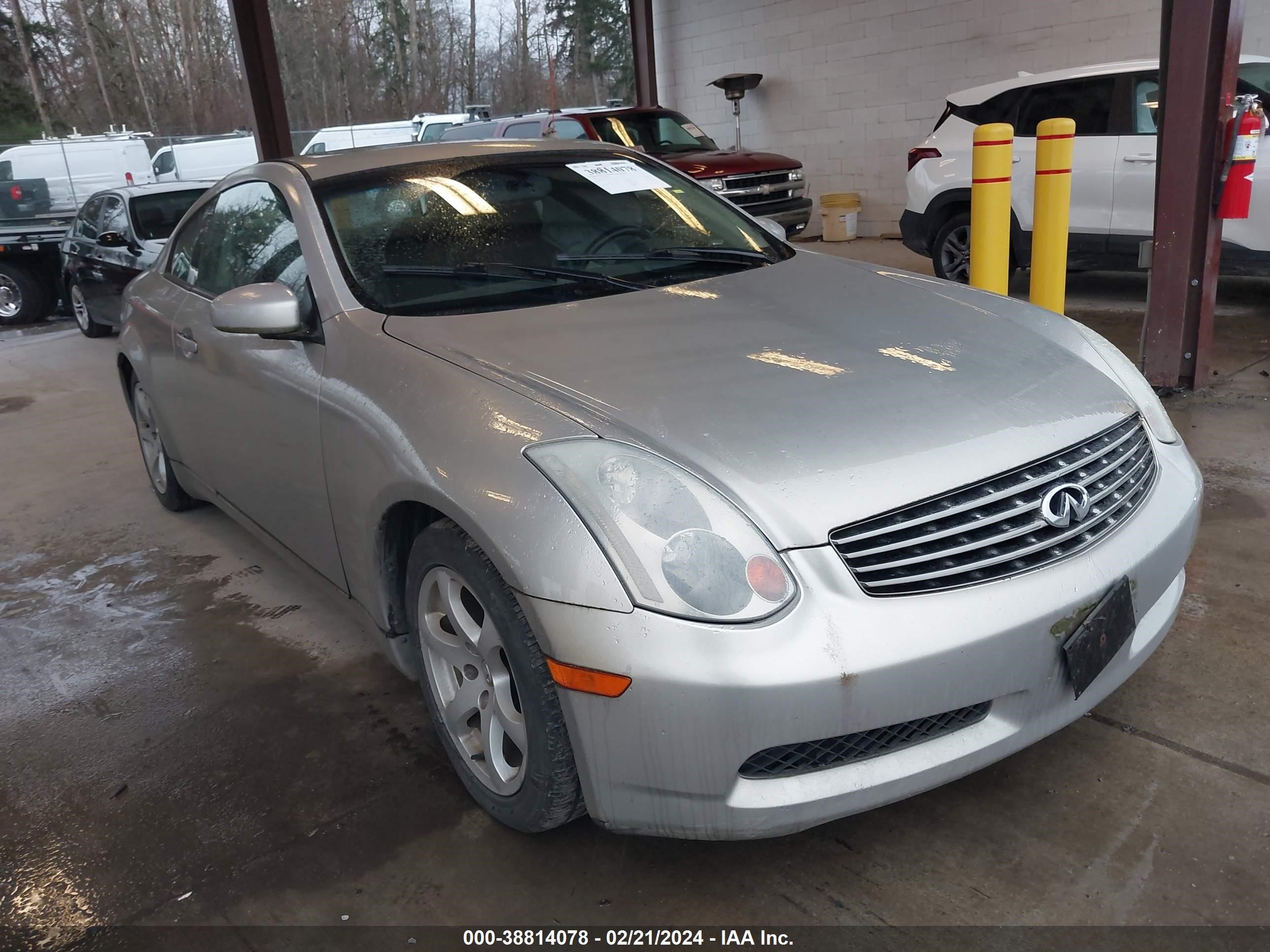 infiniti g 2003 jnkcv54e13m205047