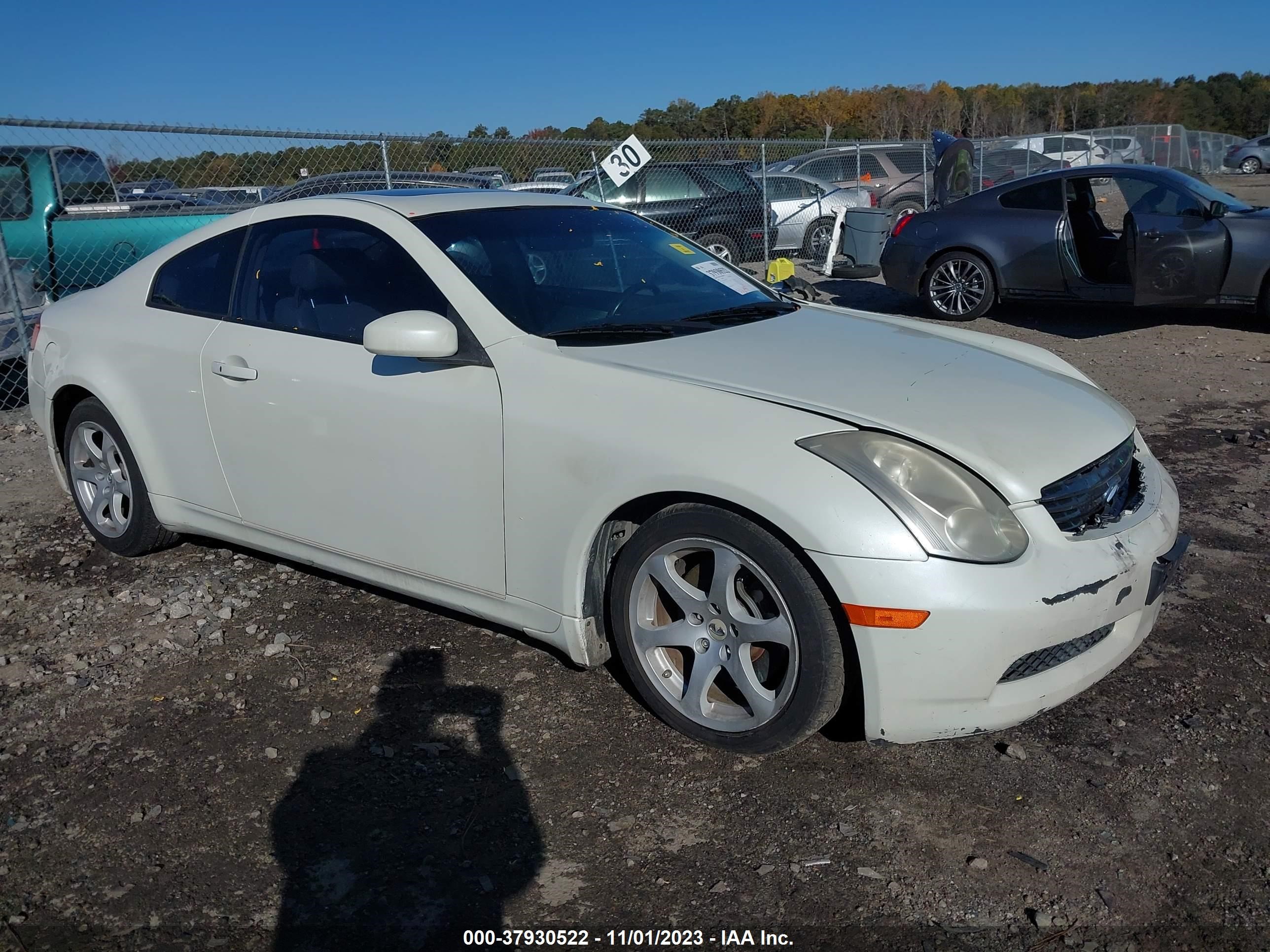 infiniti g 2006 jnkcv54e16m710297