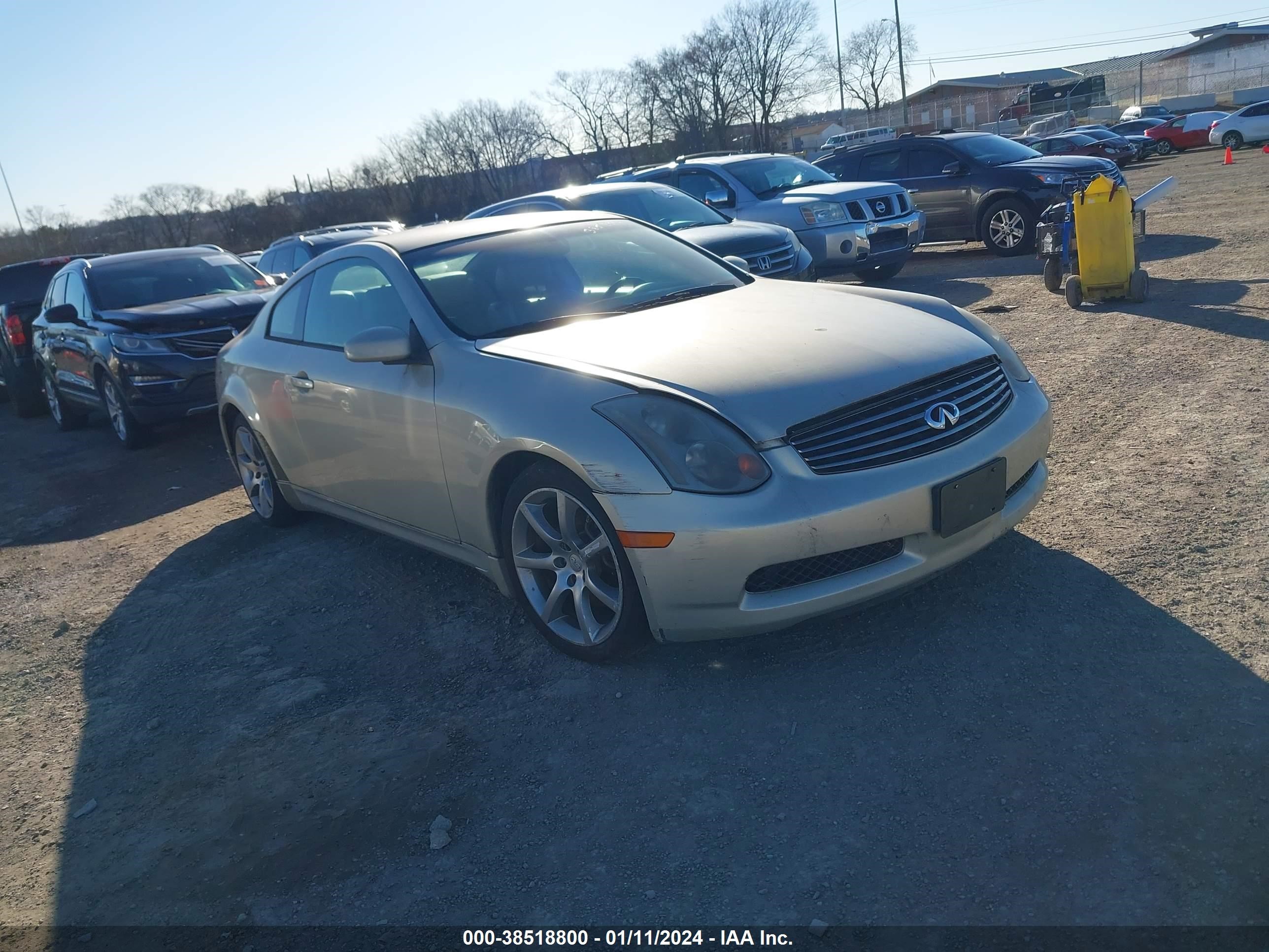 infiniti g 2005 jnkcv54e65m407417