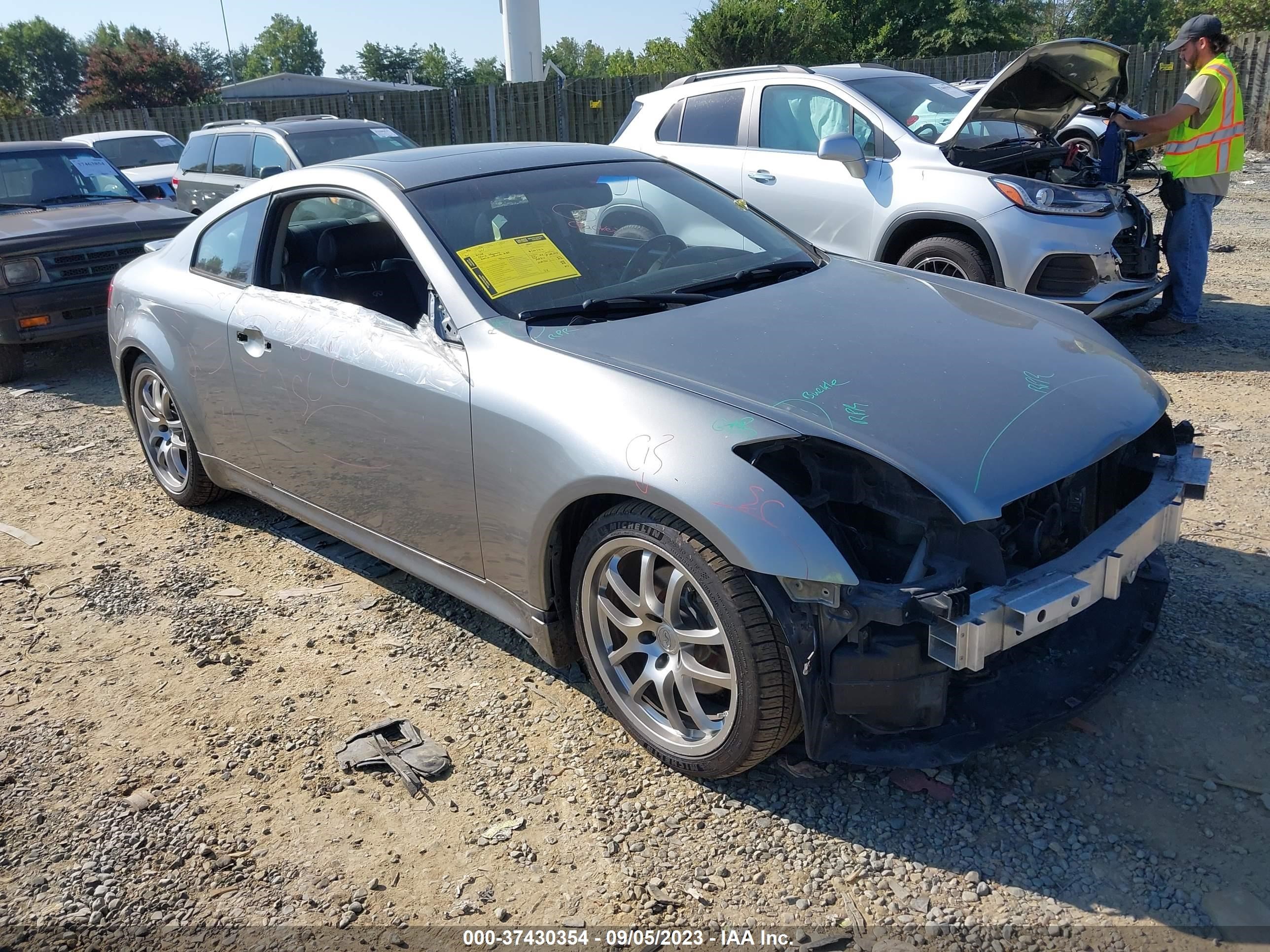 infiniti g 2006 jnkcv54e76m720283