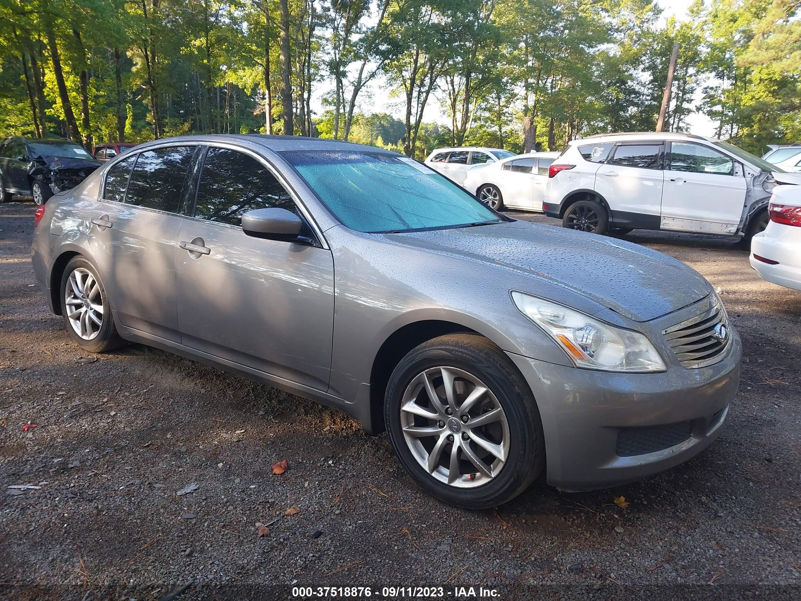 infiniti g 2009 jnkcv61e09m300735