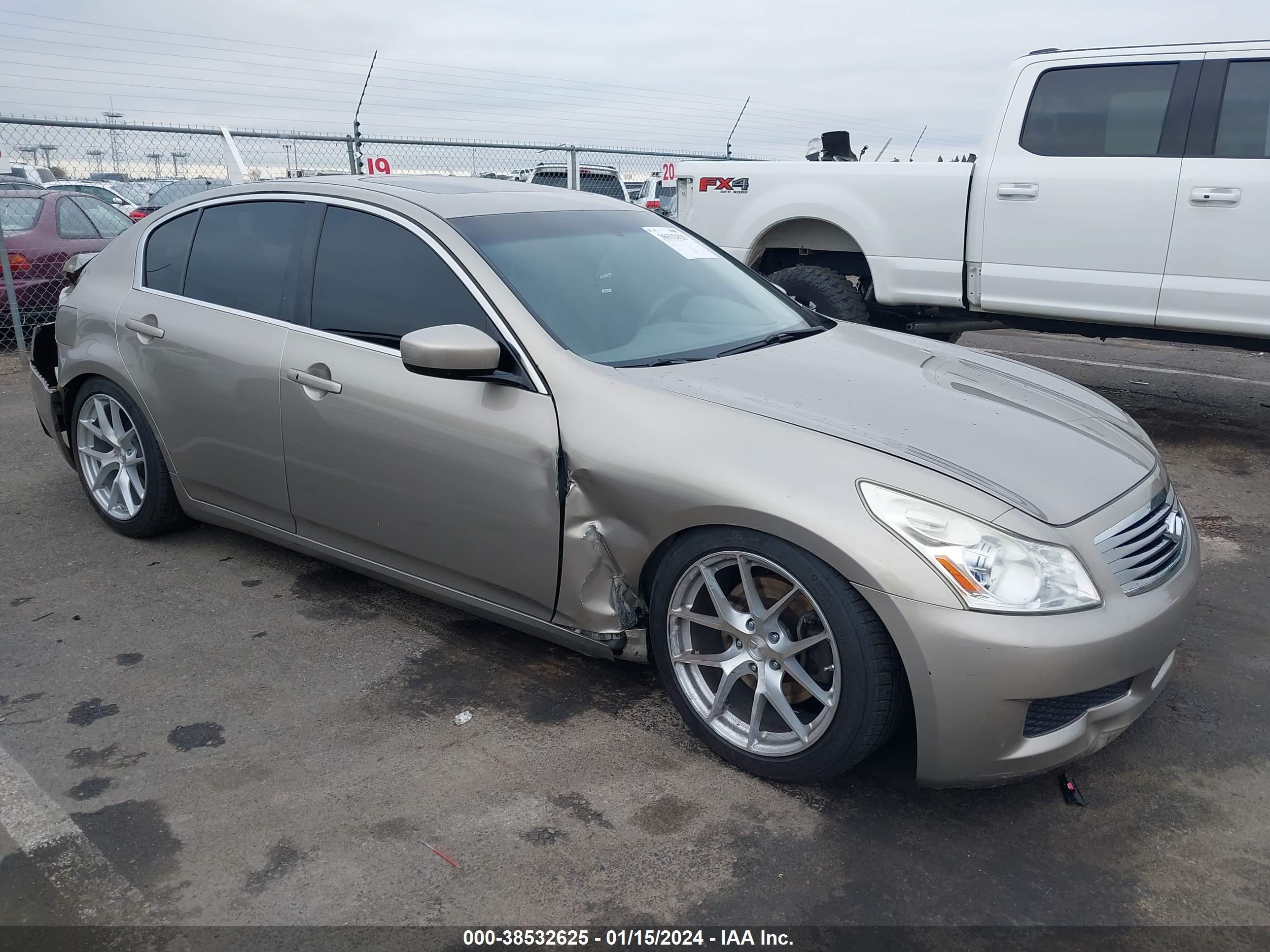 infiniti g 2009 jnkcv61e09m304347