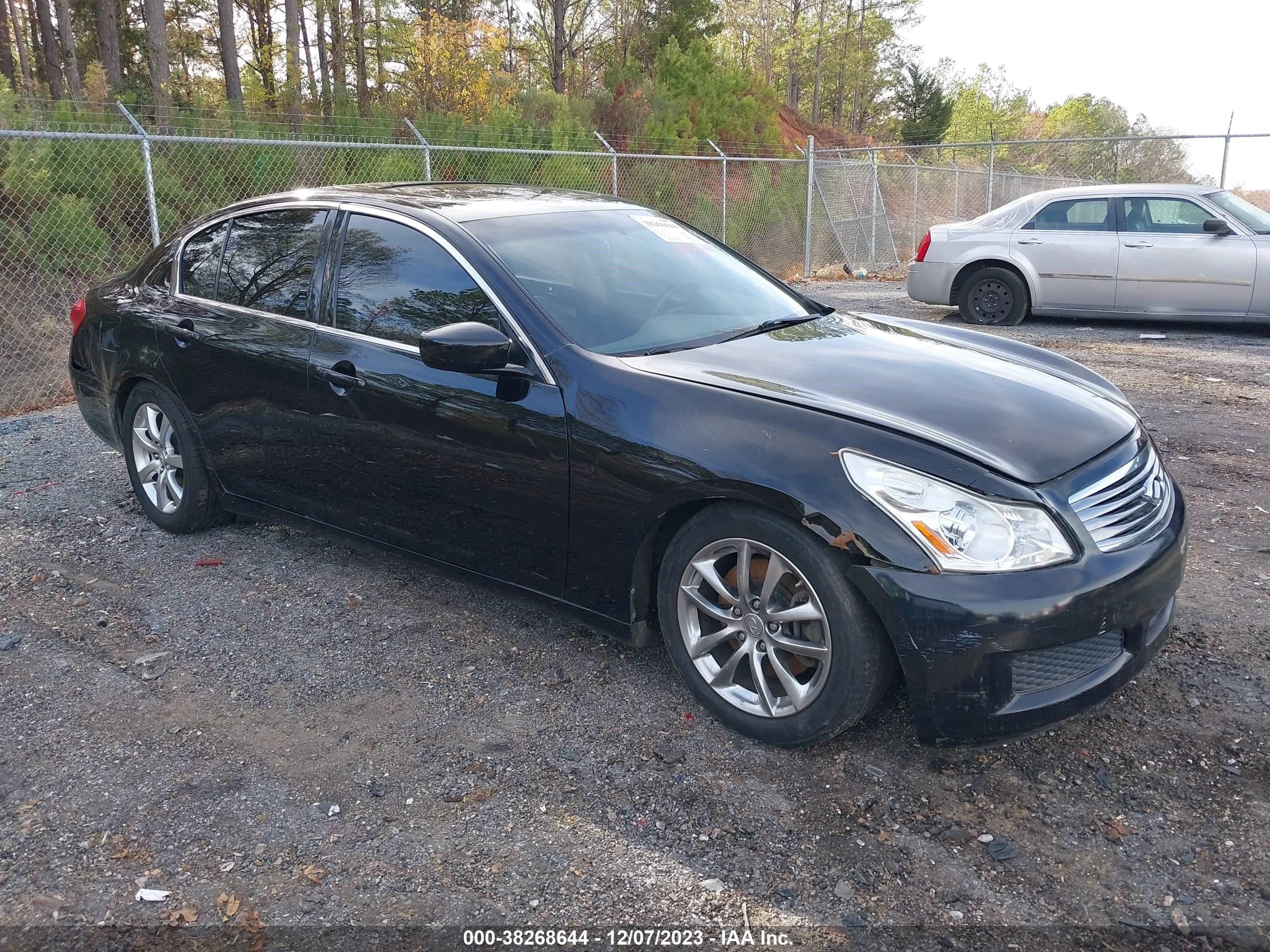 infiniti g 2009 jnkcv61e29m307718