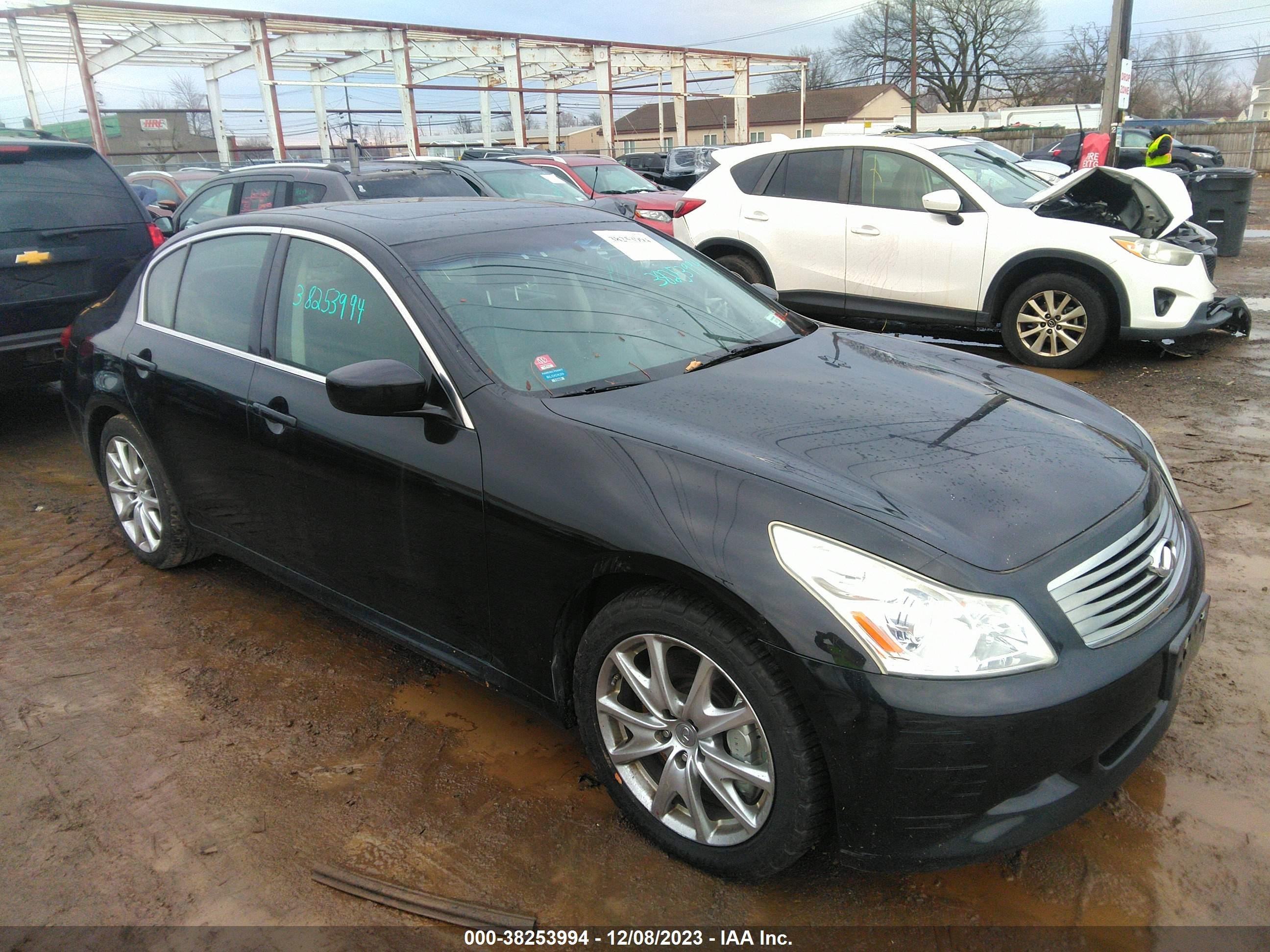 infiniti g 2009 jnkcv61e39m014958