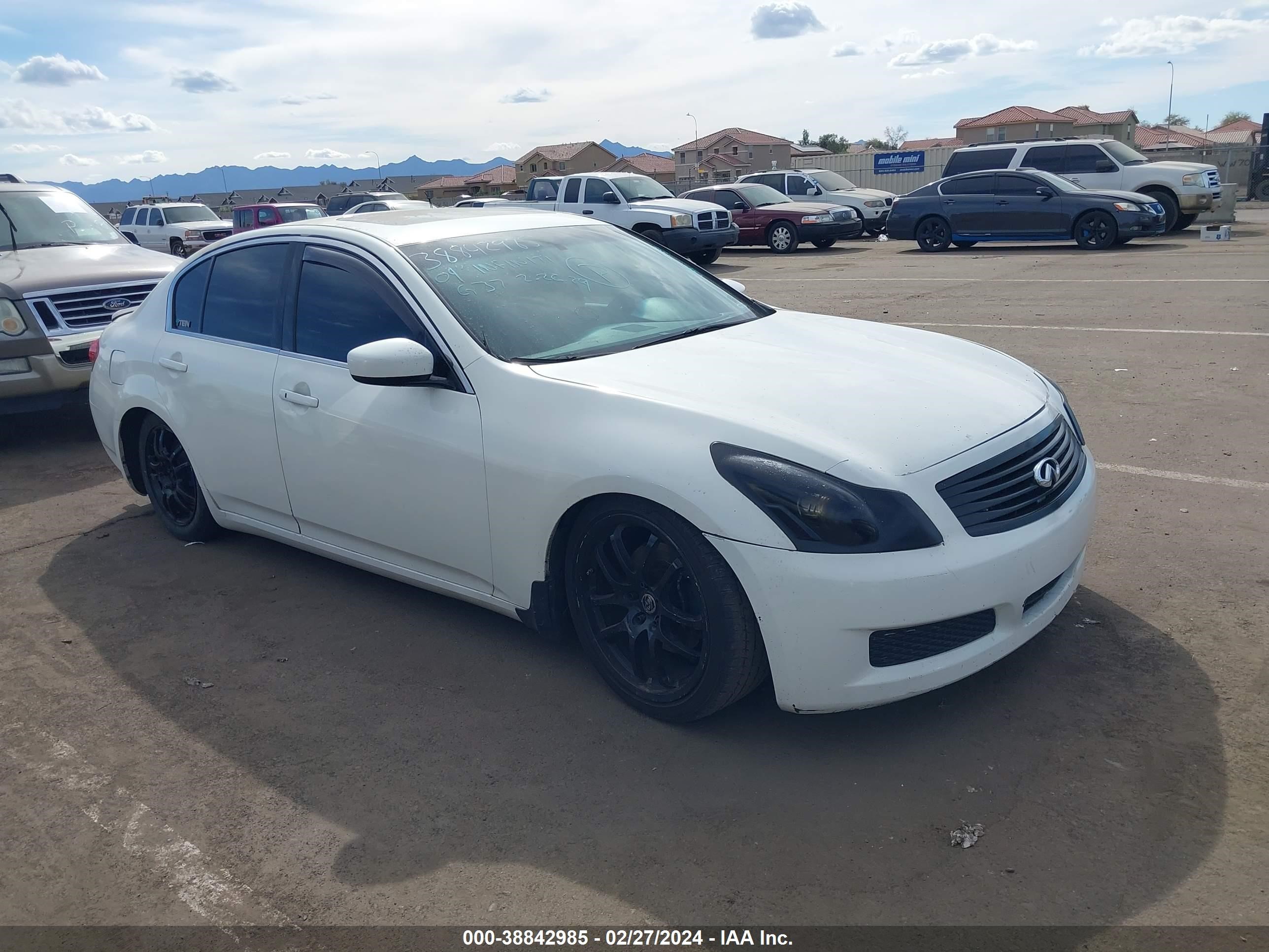 infiniti g 2009 jnkcv61e49m010871