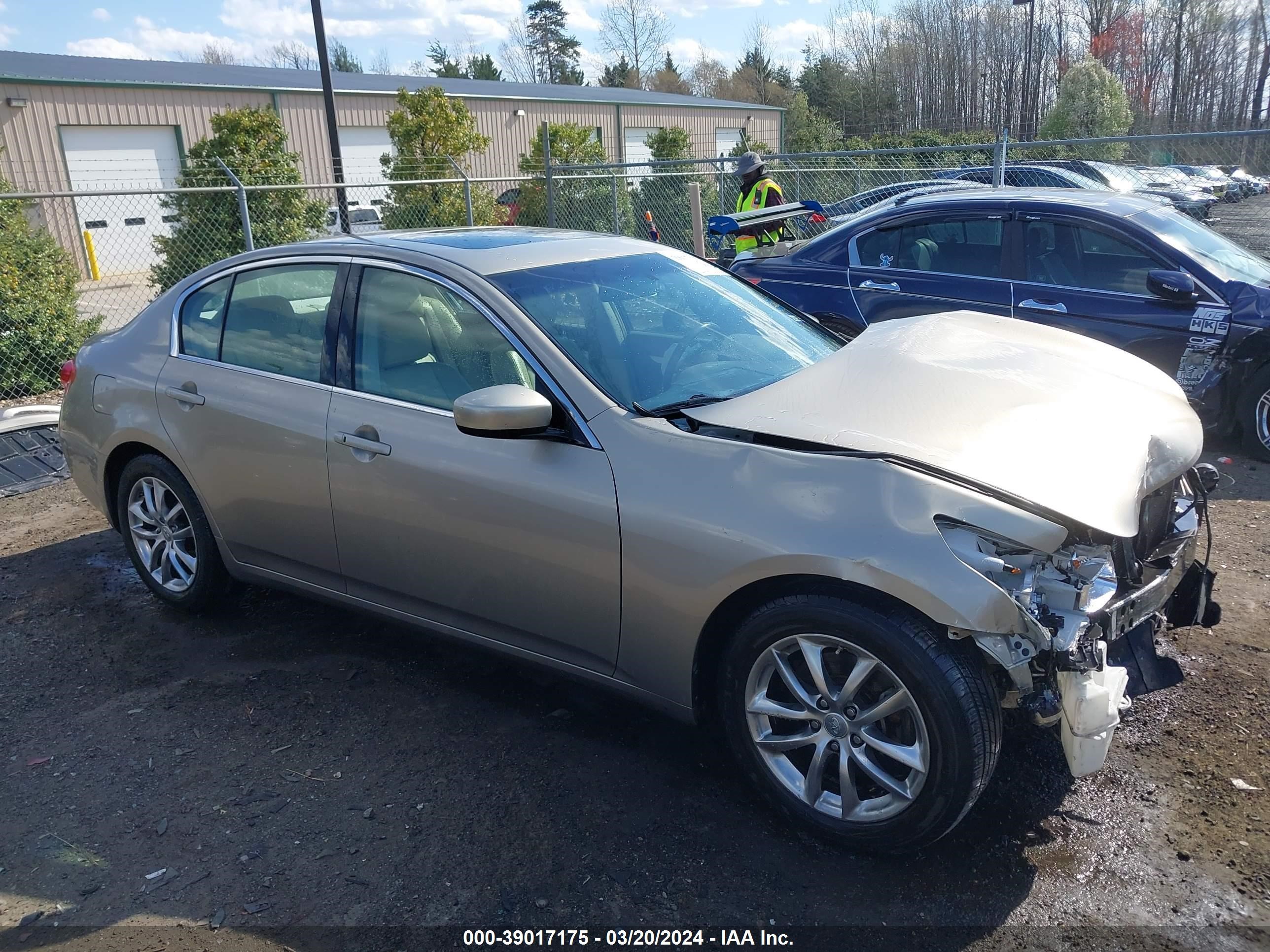 infiniti g 2009 jnkcv61e49m011499