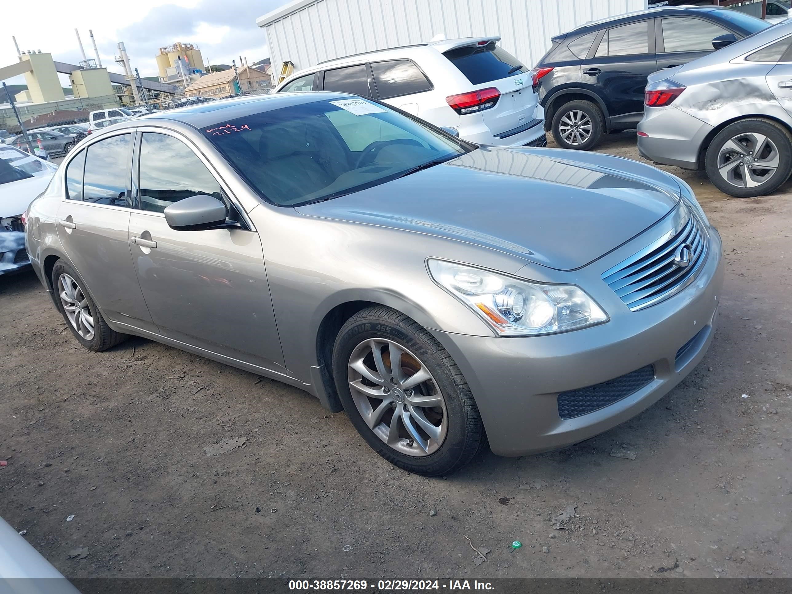 infiniti g 2009 jnkcv61e59m301699