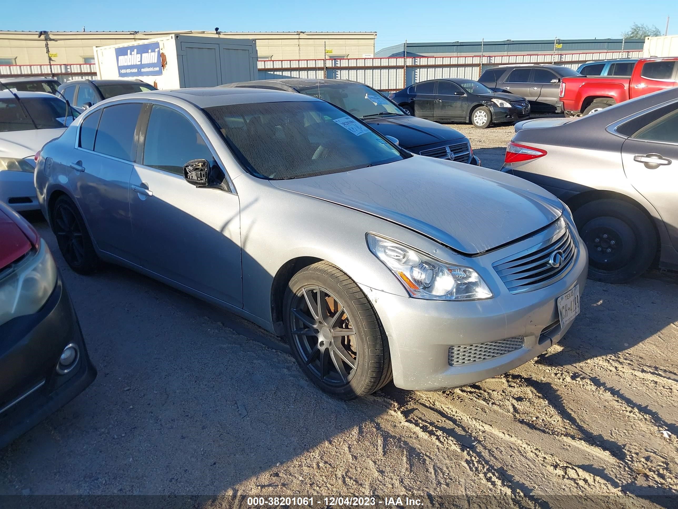 infiniti g 2009 jnkcv61e79m308749