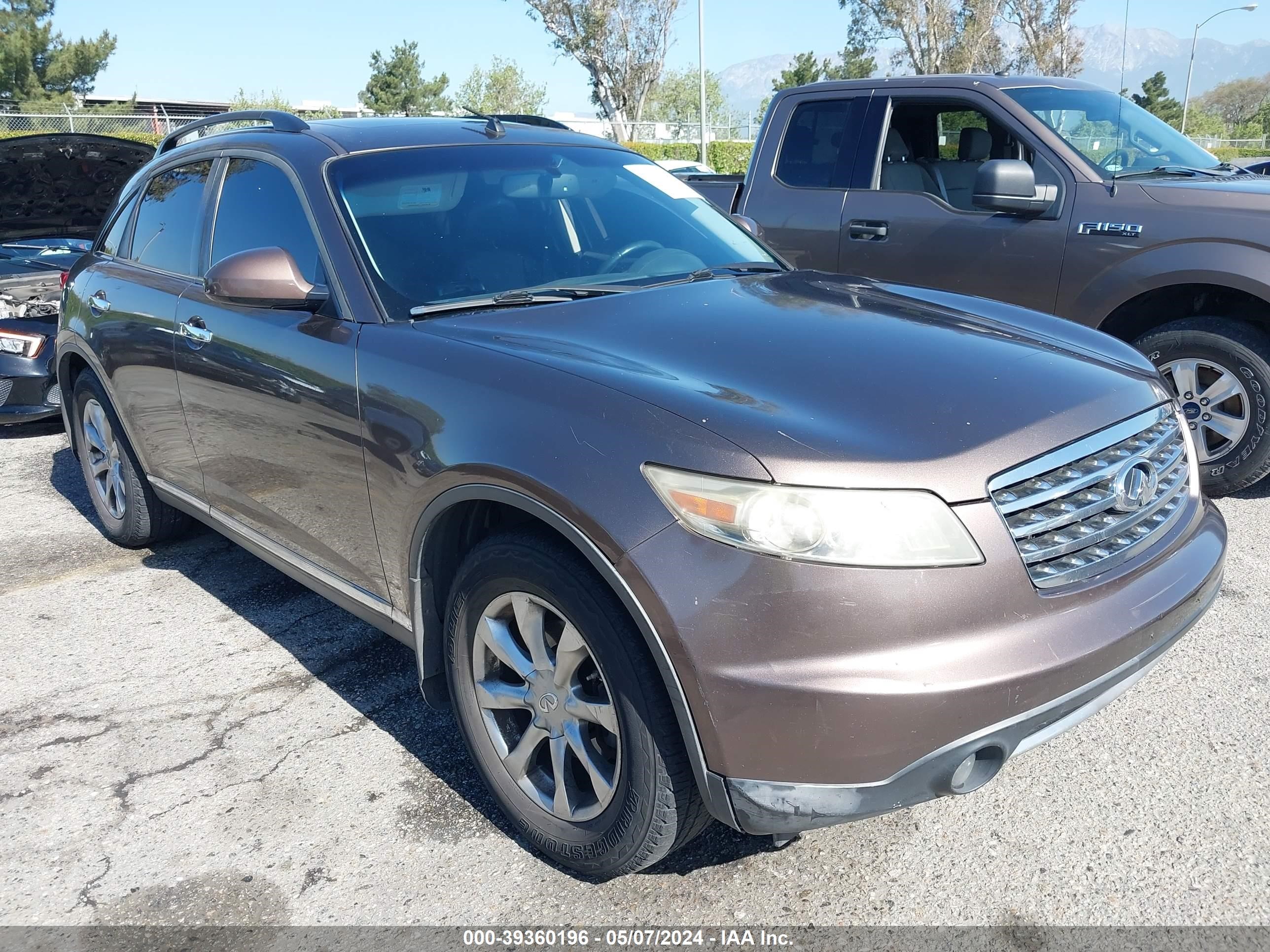 infiniti fx 2007 jnras08u37x102125