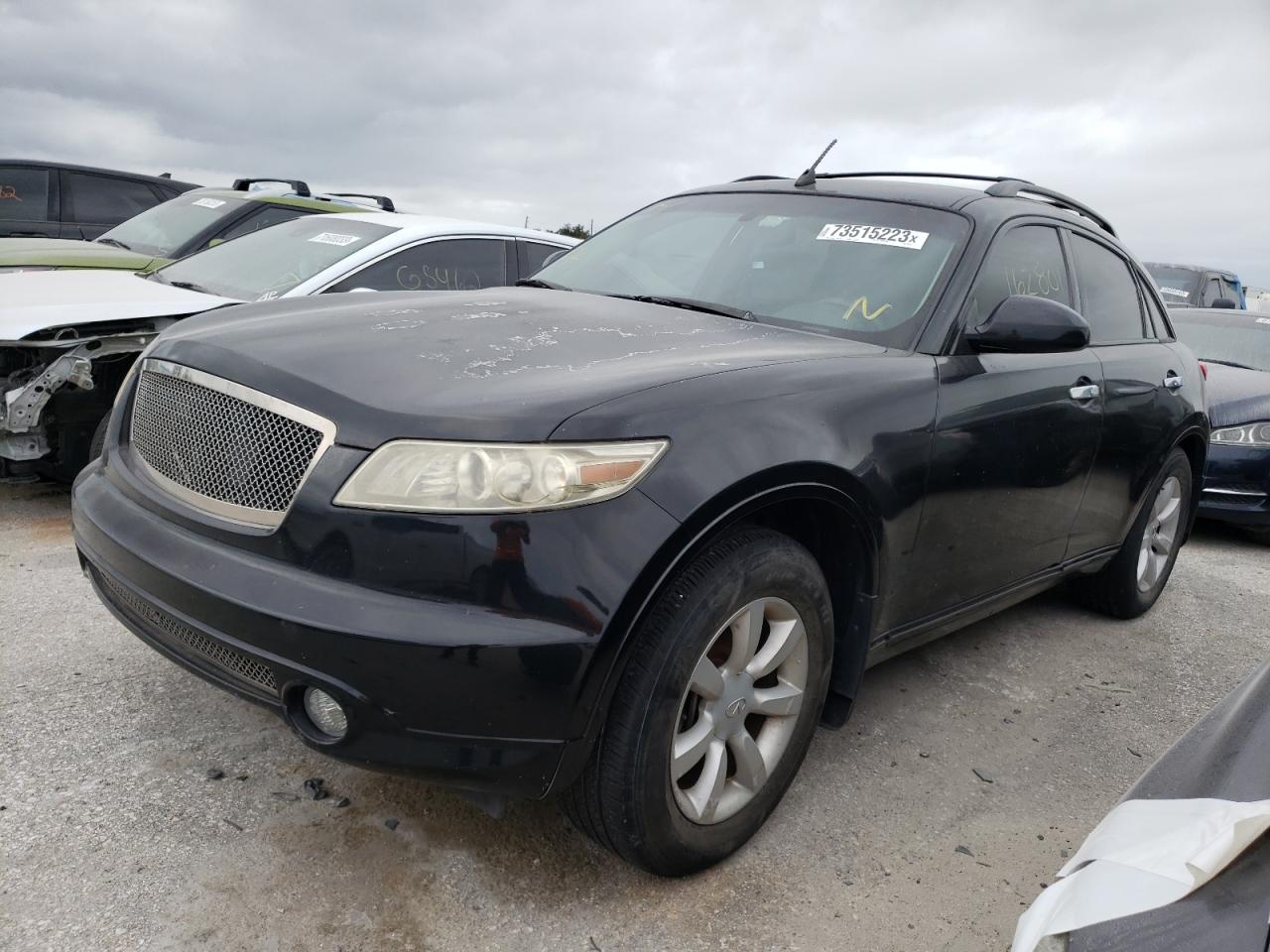 infiniti fx 2005 jnras08u85x102473