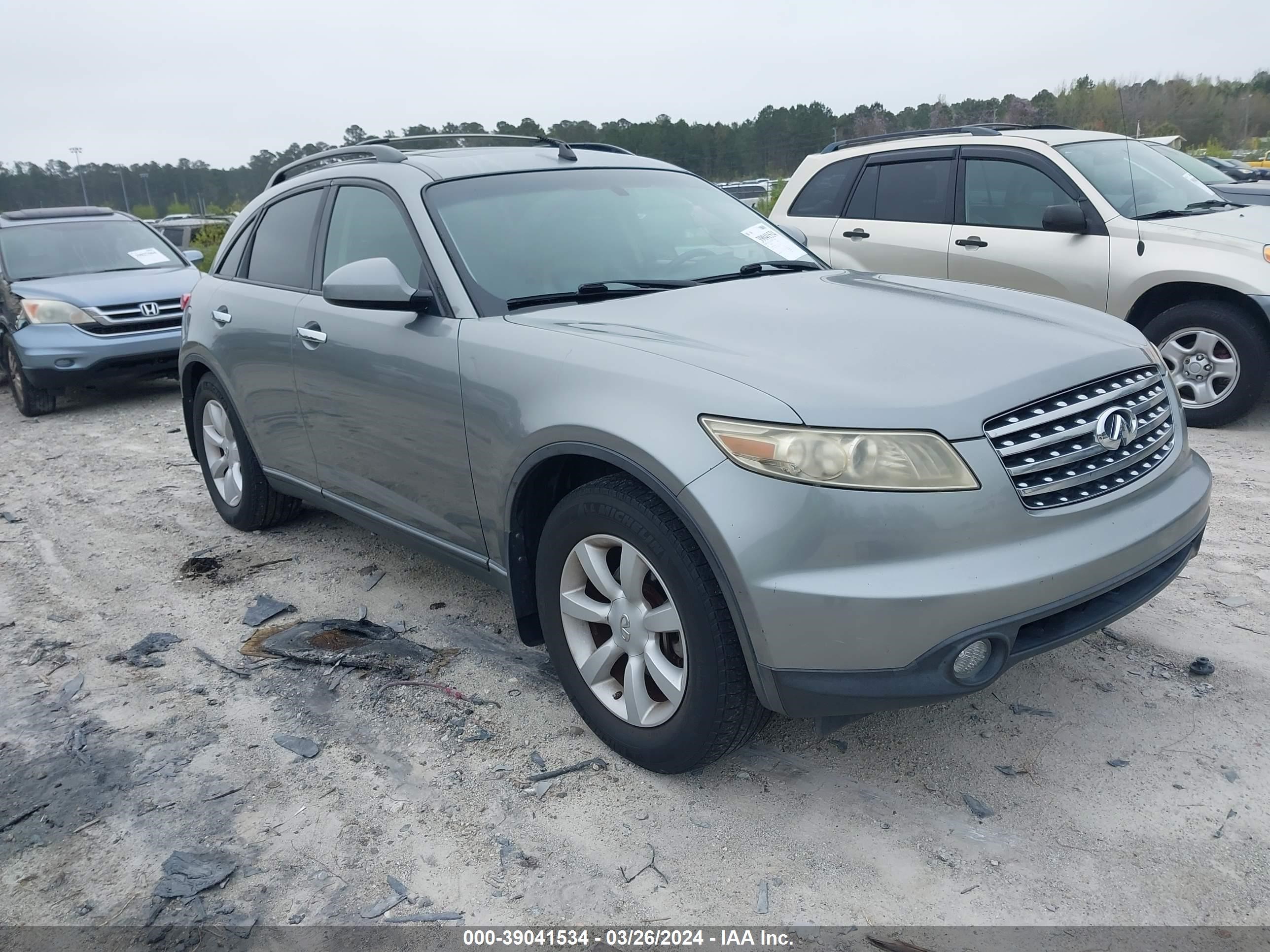 infiniti fx 2005 jnras08u95x101008