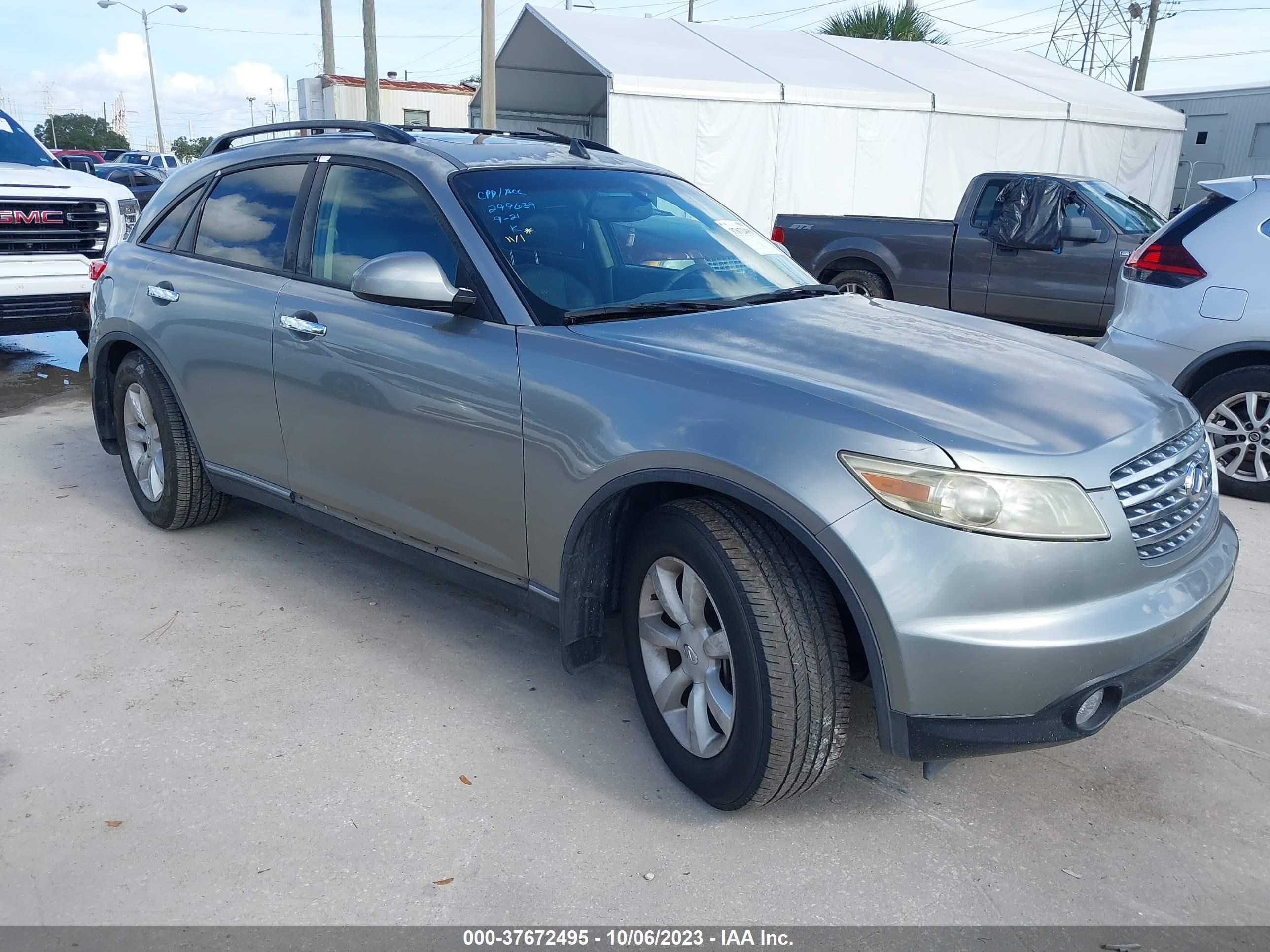 infiniti fx 2004 jnras08ux4x107026