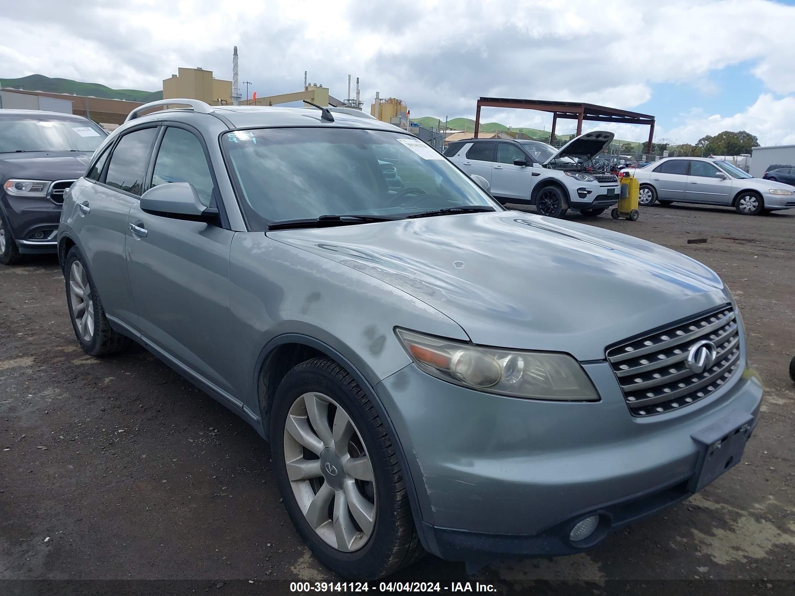 infiniti fx 2005 jnras08ux5x107867