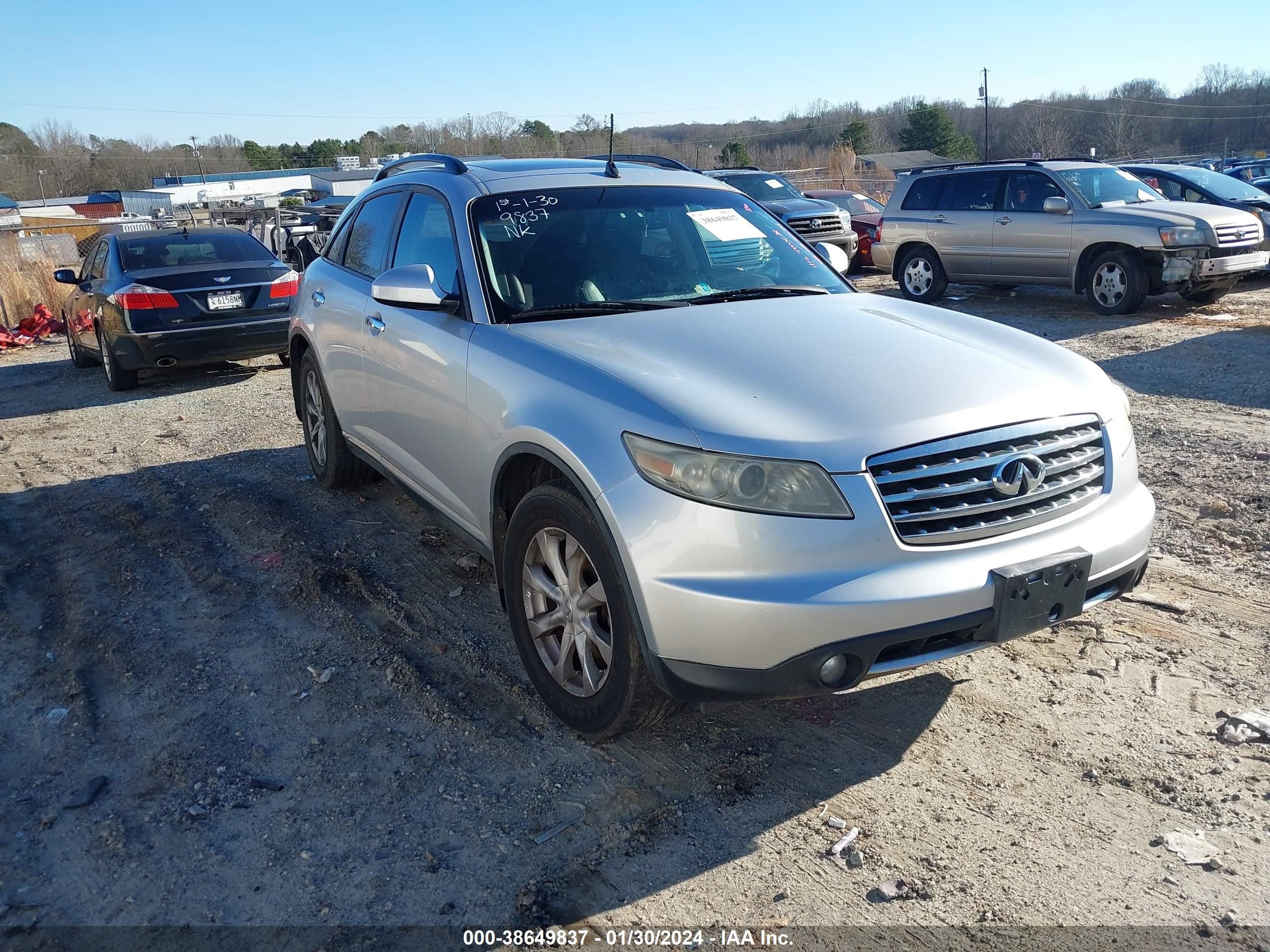 infiniti fx 2006 jnras08w06x206393