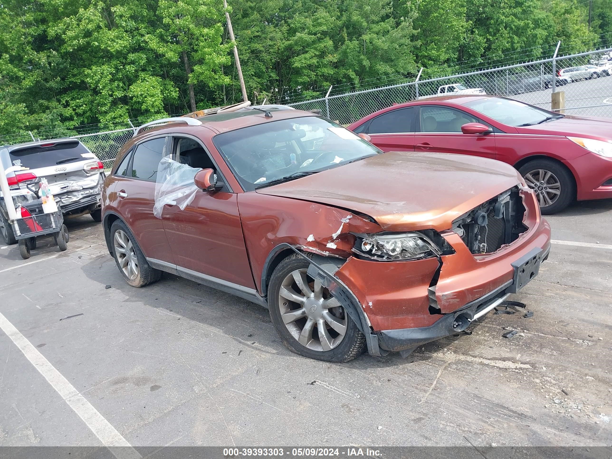 infiniti fx 2007 jnras08w07x208517