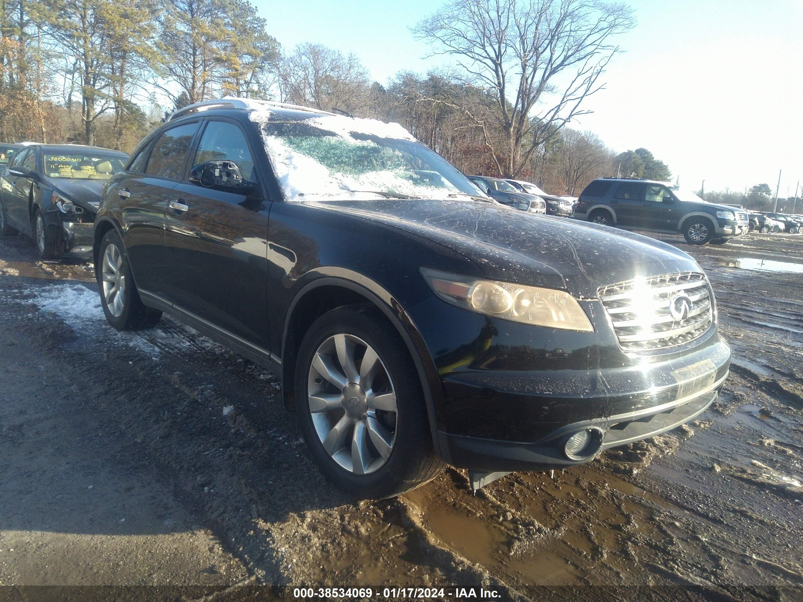 infiniti fx 2005 jnras08w15x217742