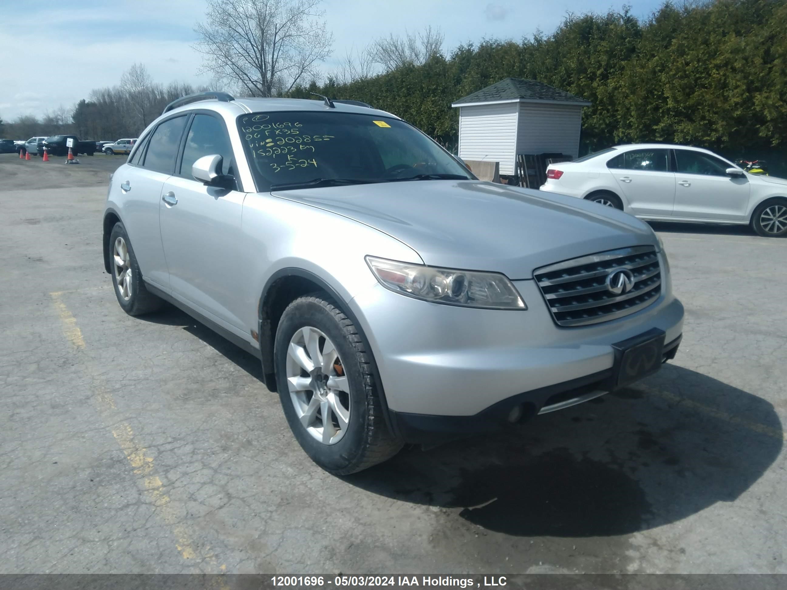 infiniti fx 2006 jnras08w36x202855