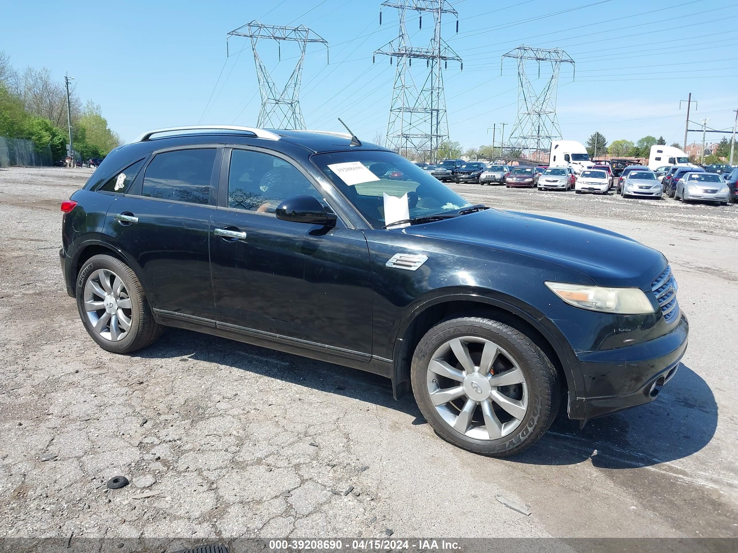 infiniti fx 2004 jnras08w44x202442