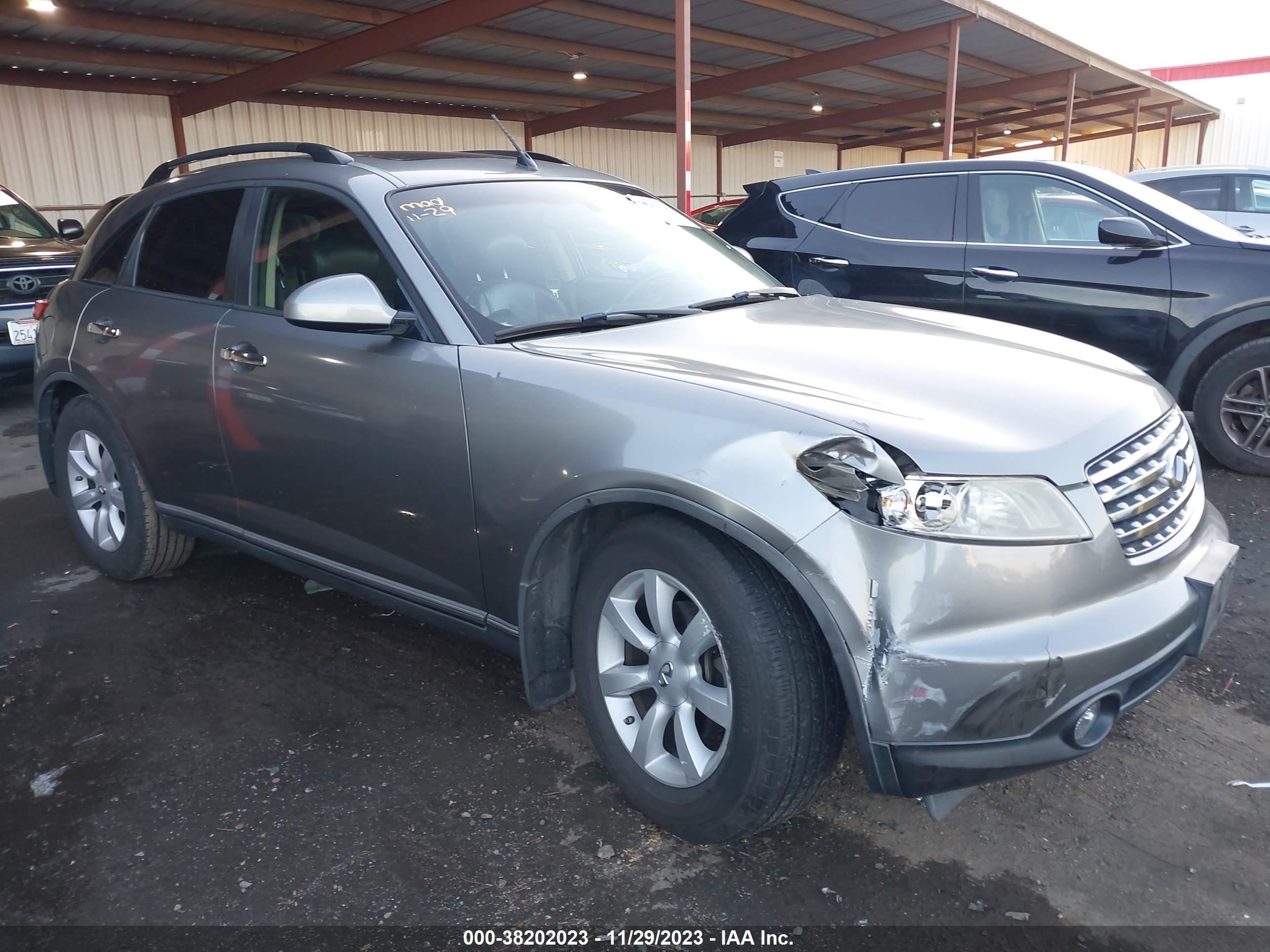 infiniti fx 2004 jnras08w44x216776