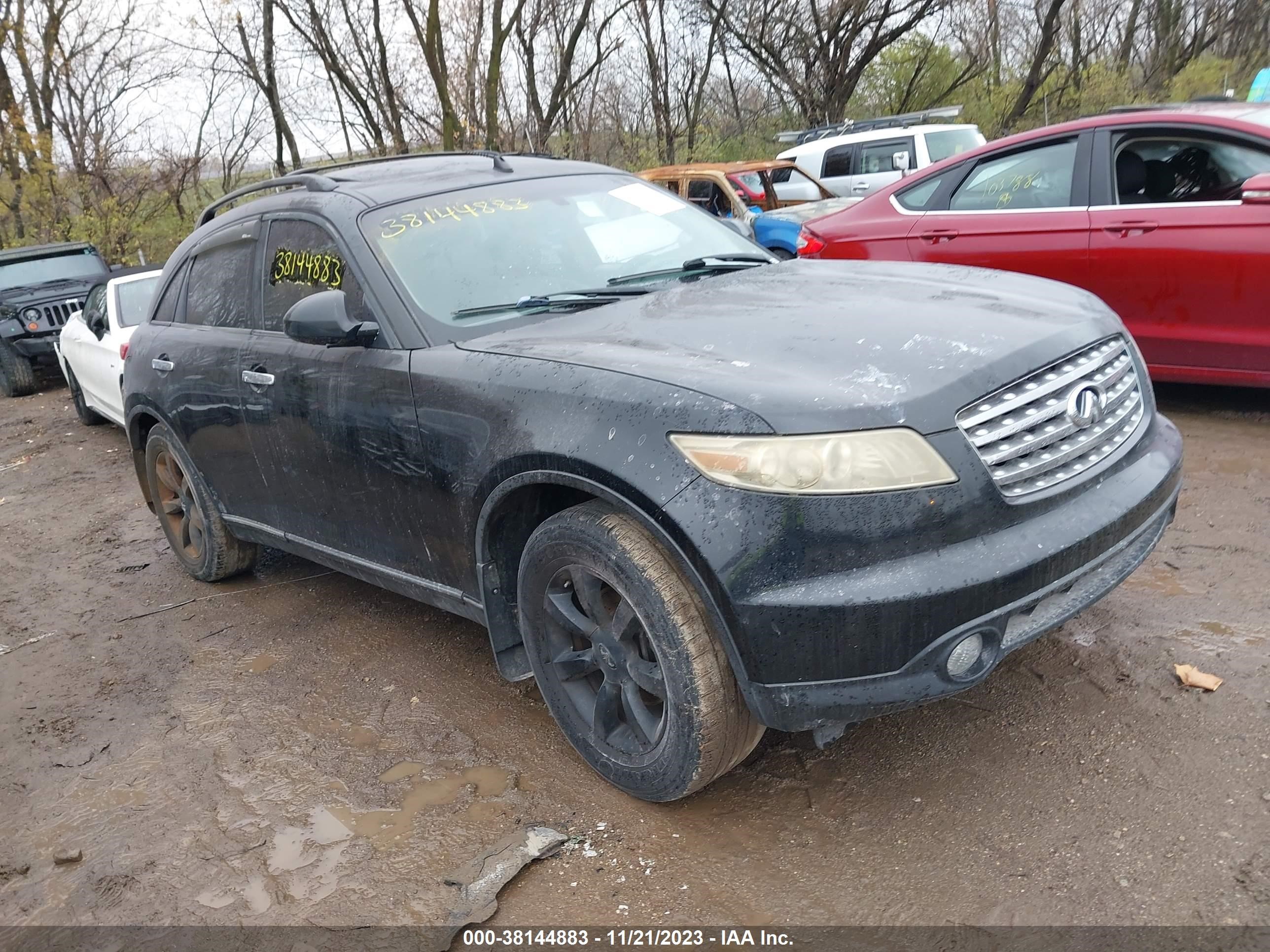 infiniti fx 2005 jnras08w55x216593