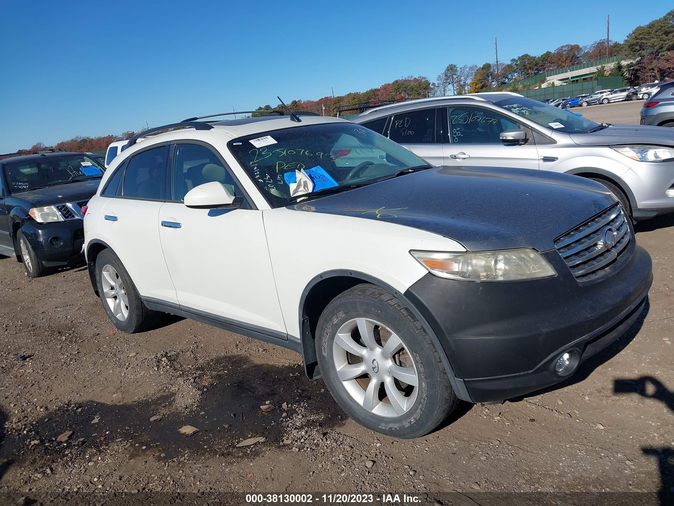 infiniti fx 2004 jnras08w64x224183