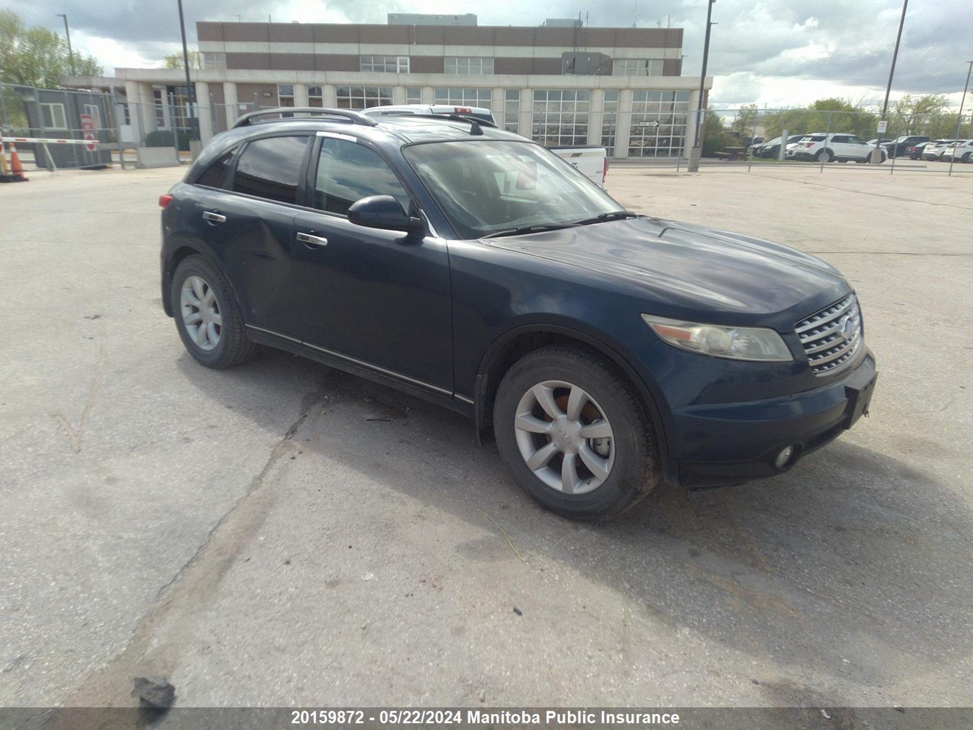 infiniti fx 2005 jnras08w65x214593