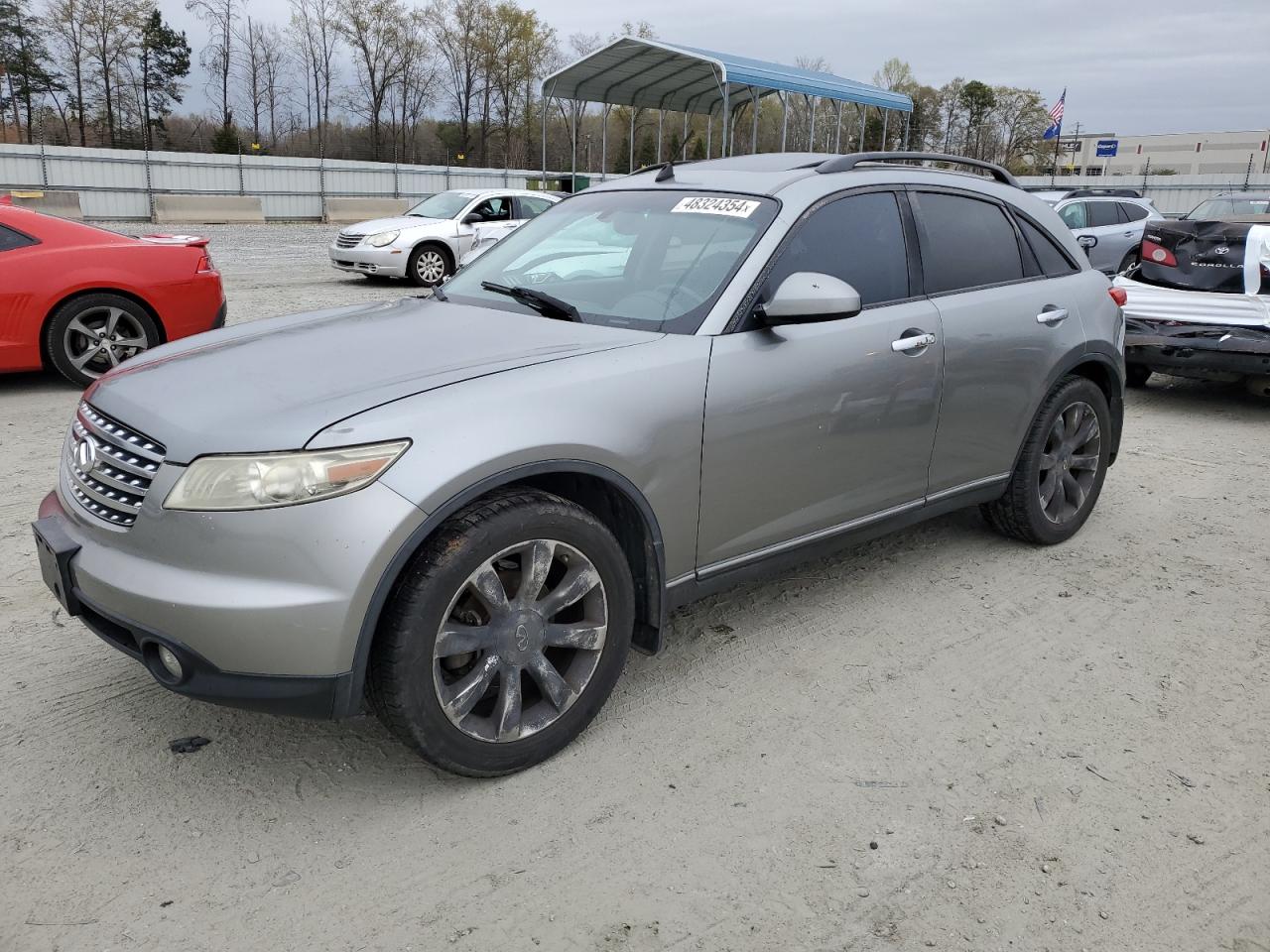 infiniti fx 2005 jnras08w65x219759