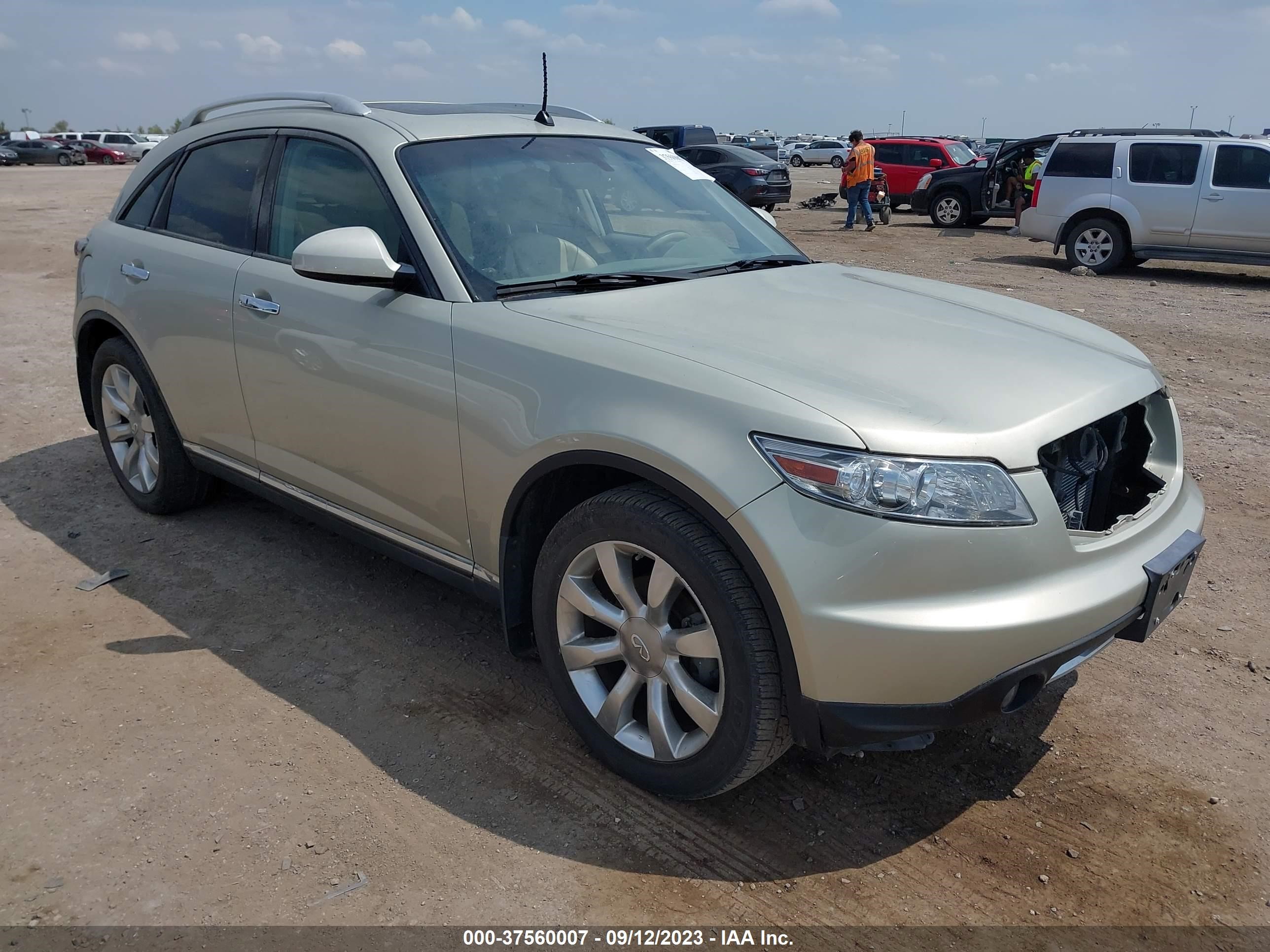 infiniti fx 2007 jnras08w67x209963