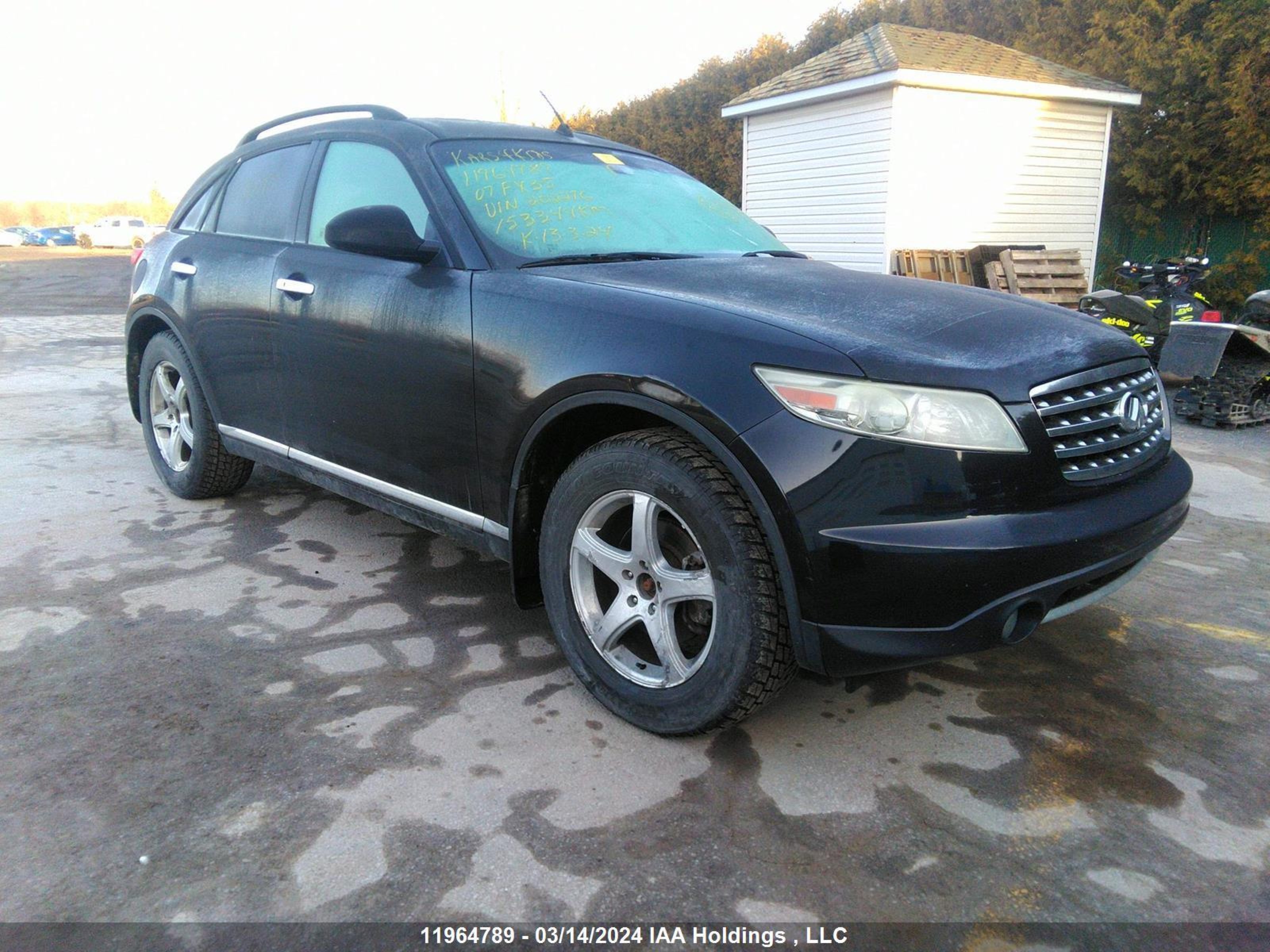 infiniti fx 2007 jnras08w77x202276