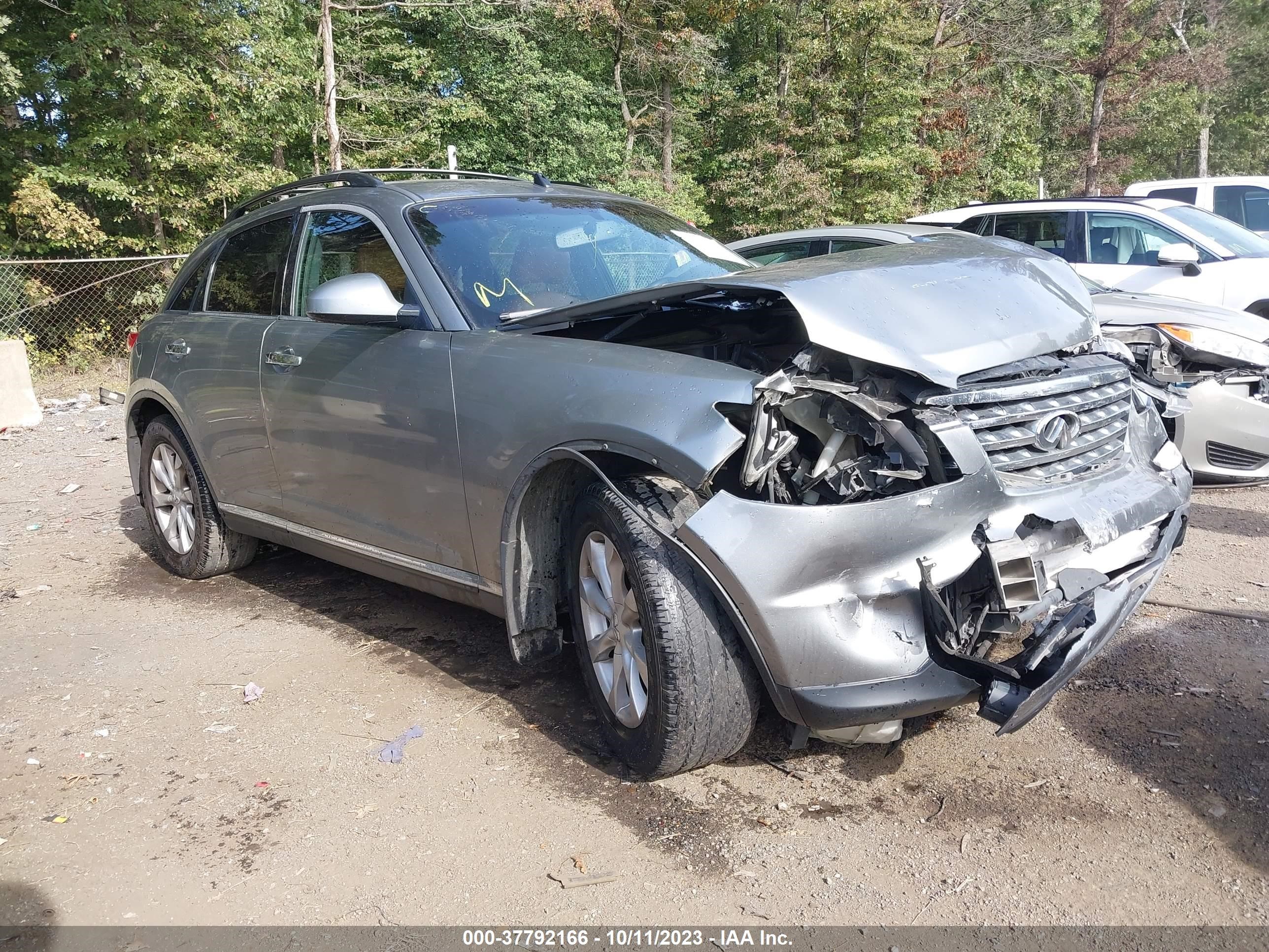 infiniti fx 2006 jnras08w86x203516