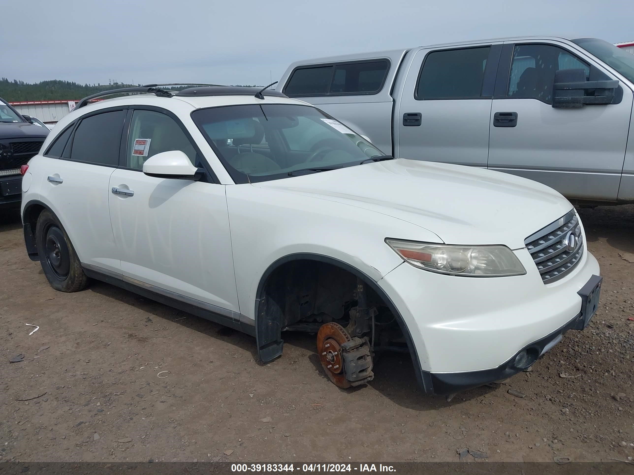 infiniti fx 2007 jnras08w97x206216