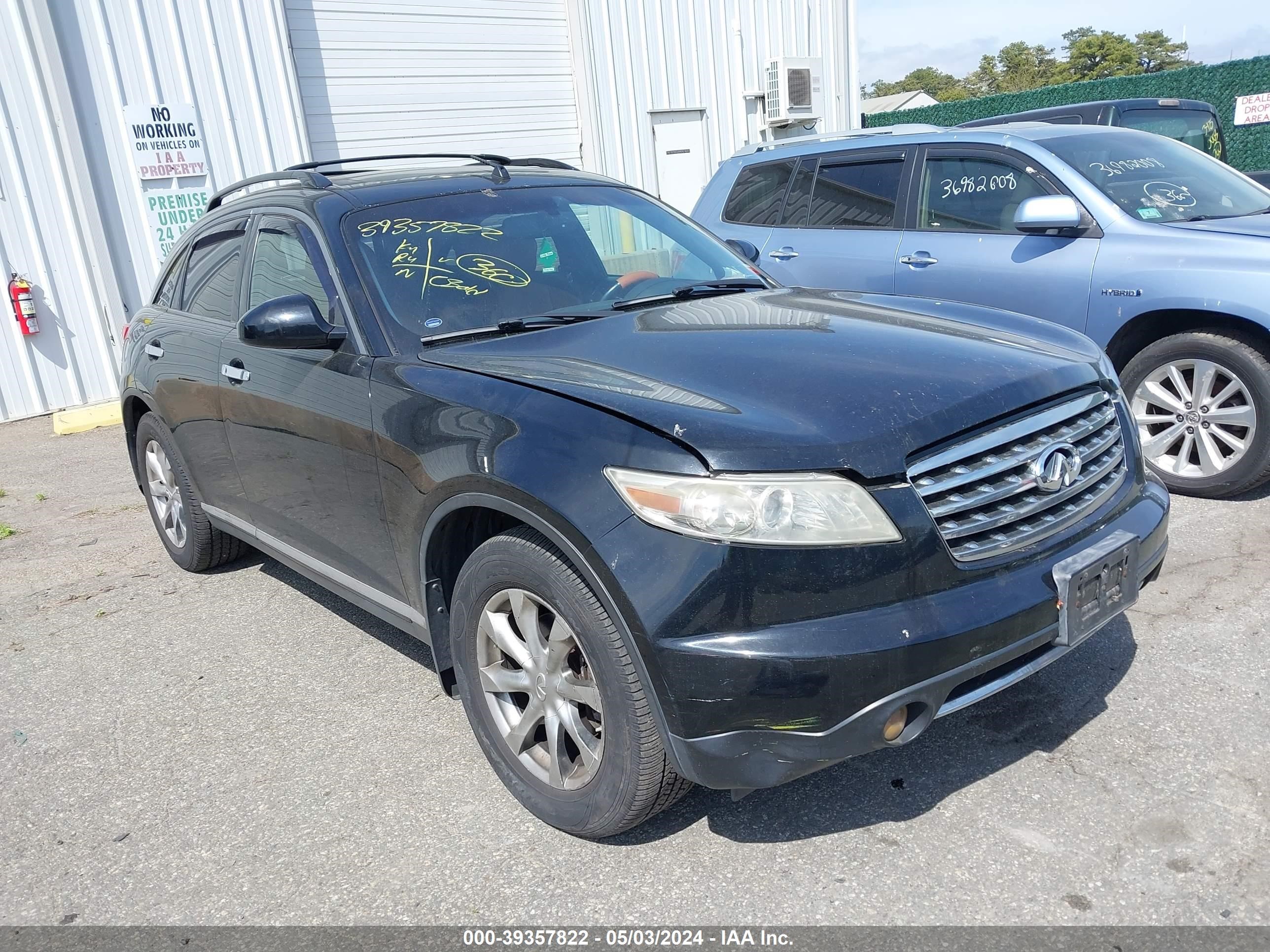 infiniti fx 2007 jnras08w97x207740