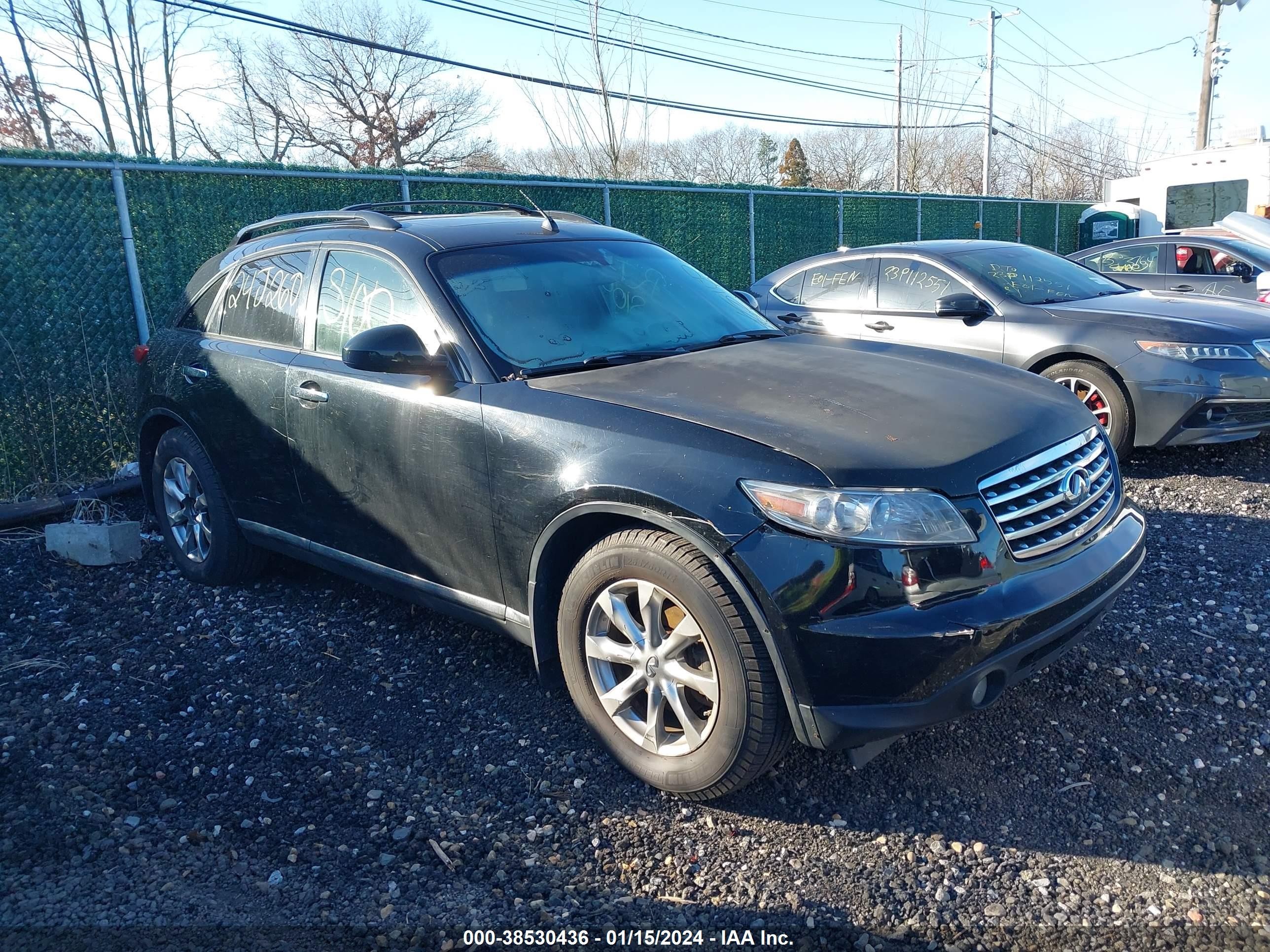 infiniti fx 2008 jnras08w98x208582