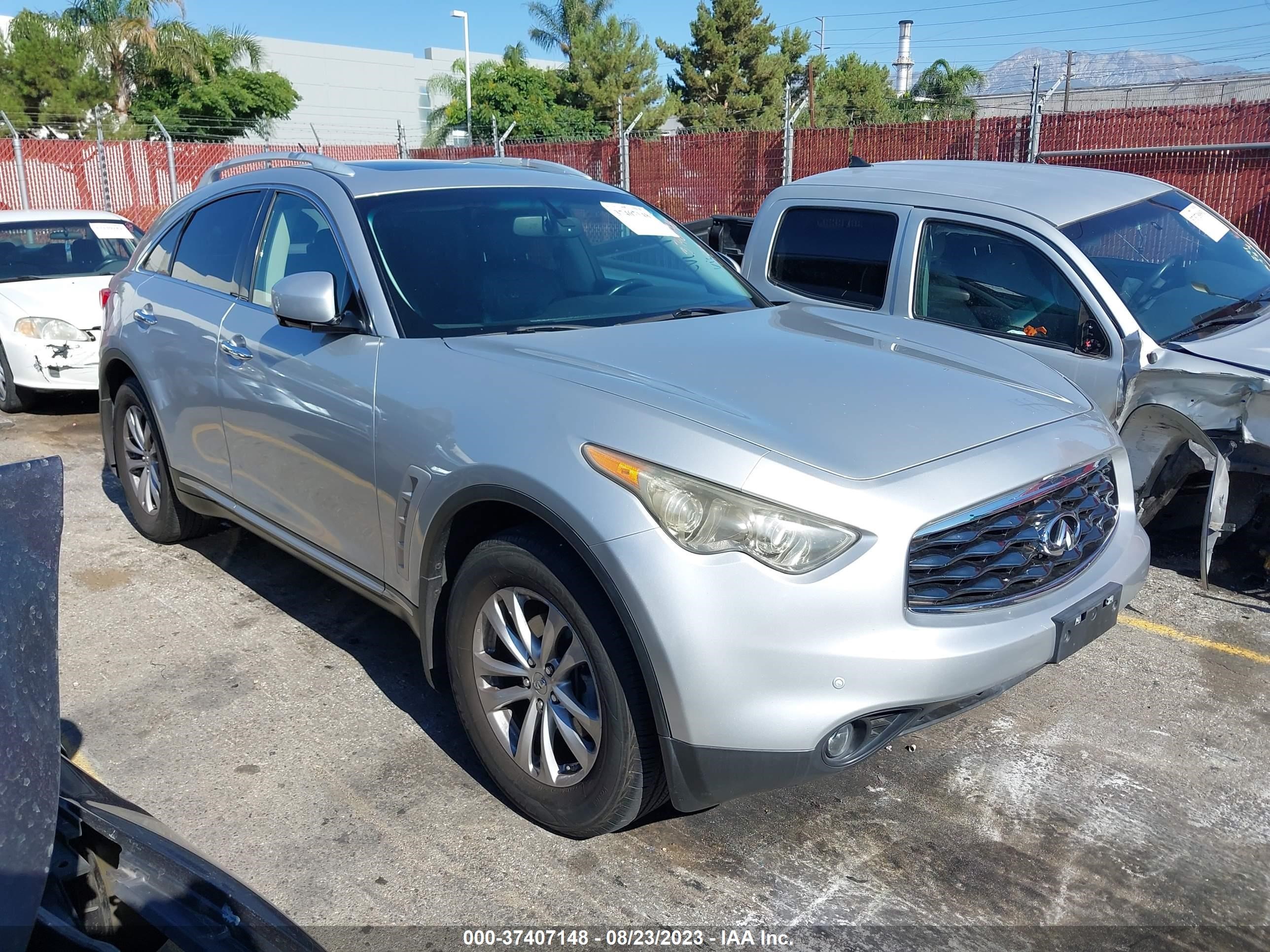 infiniti fx 2009 jnras18ux9m102679