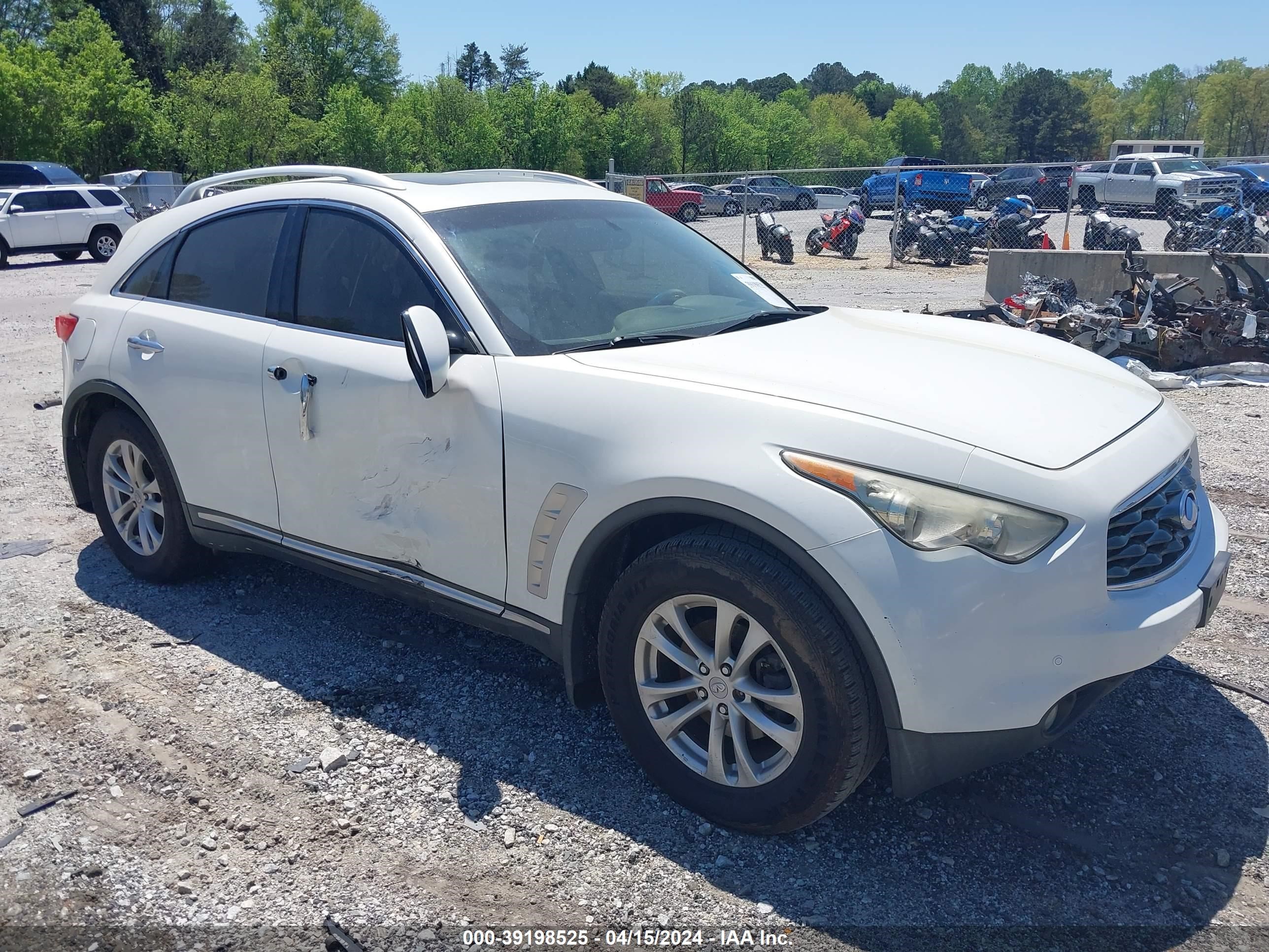 infiniti fx 2009 jnras18w69m154165