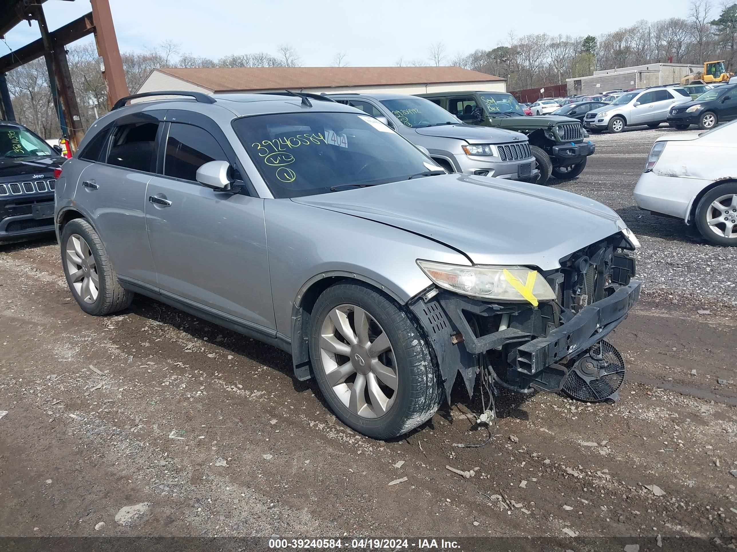 infiniti fx 2003 jnrbs08wx3x002605