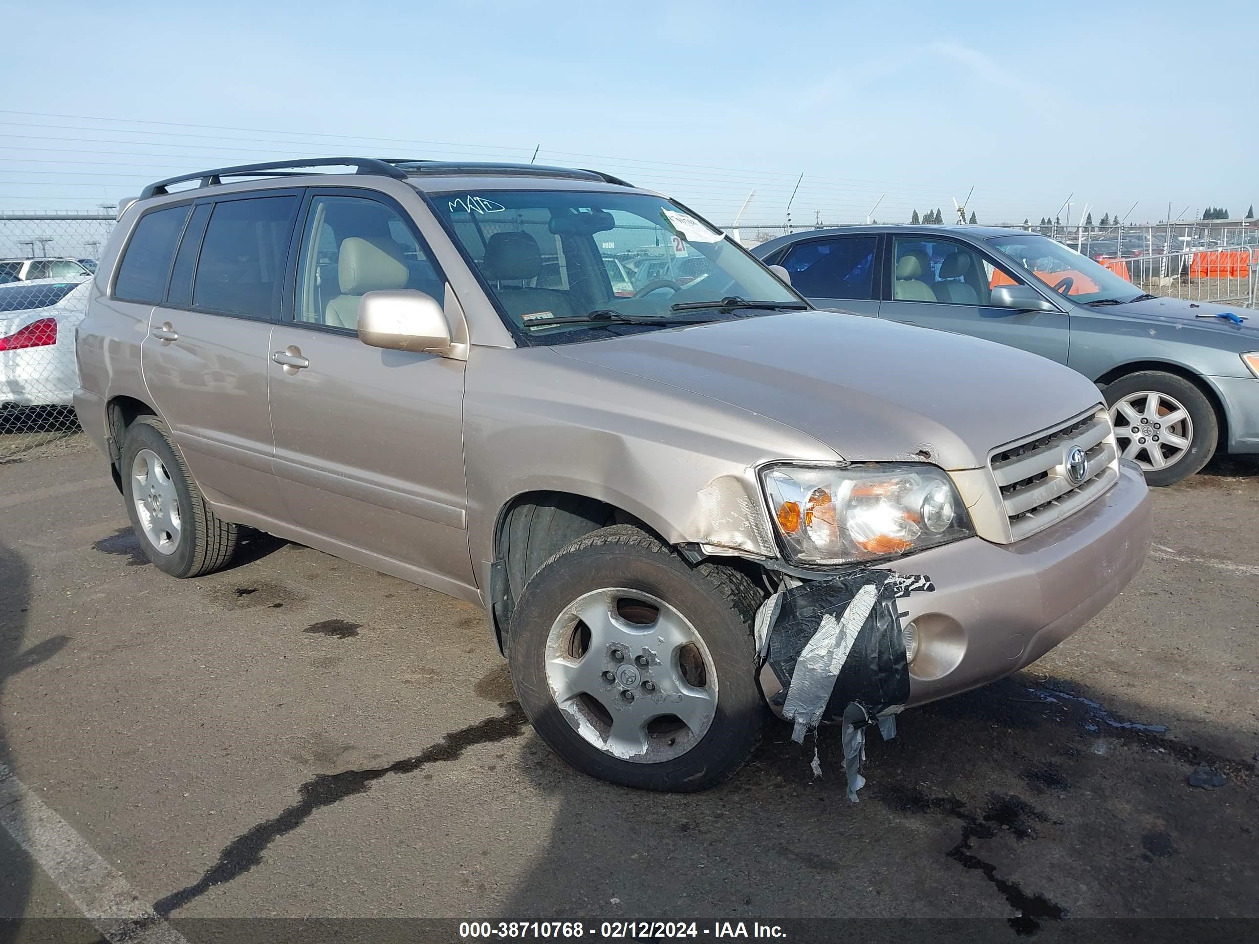 toyota highlander 2004 jreep21a340060779