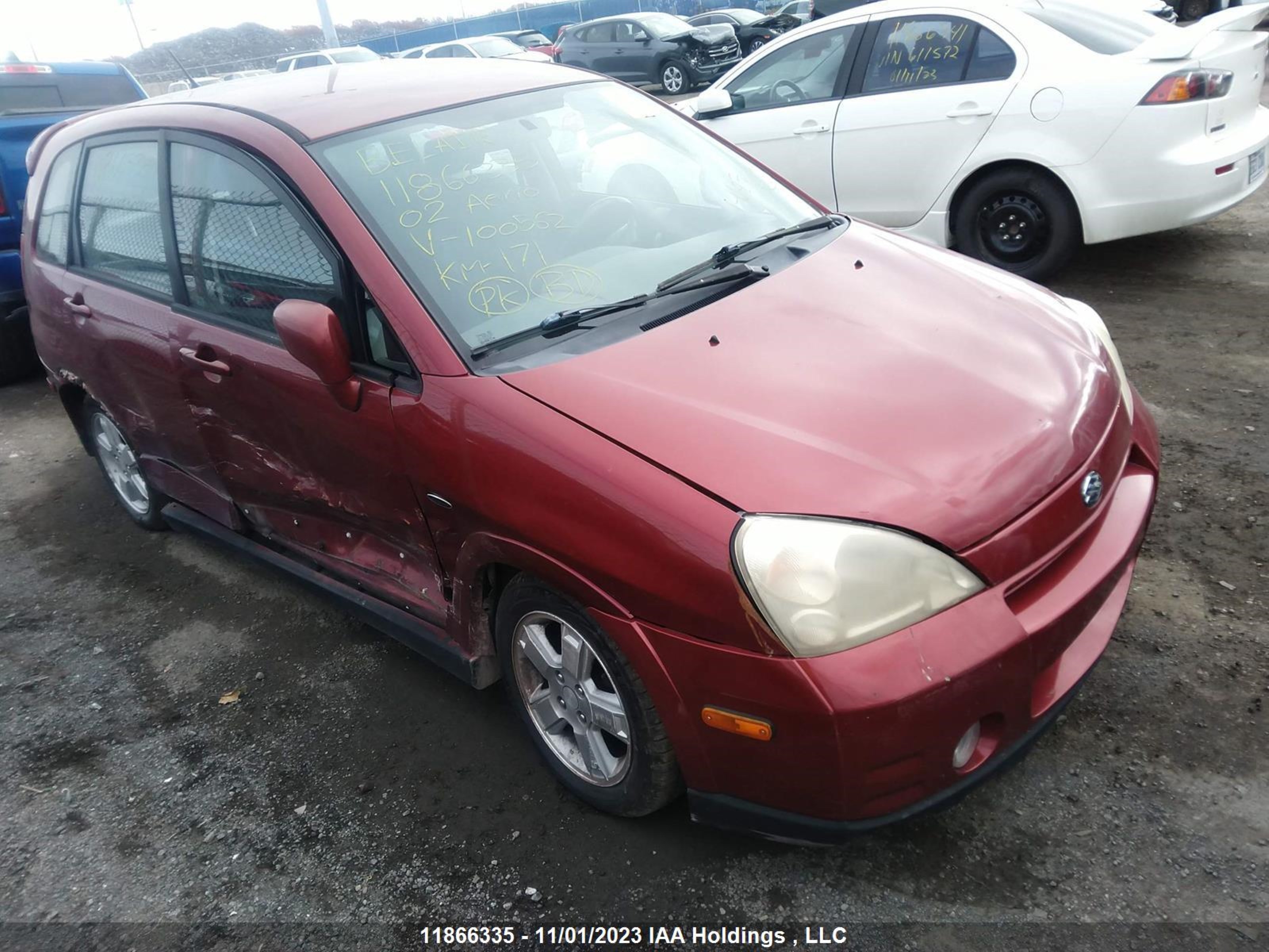 suzuki aerio 2002 js2rc41h625100562