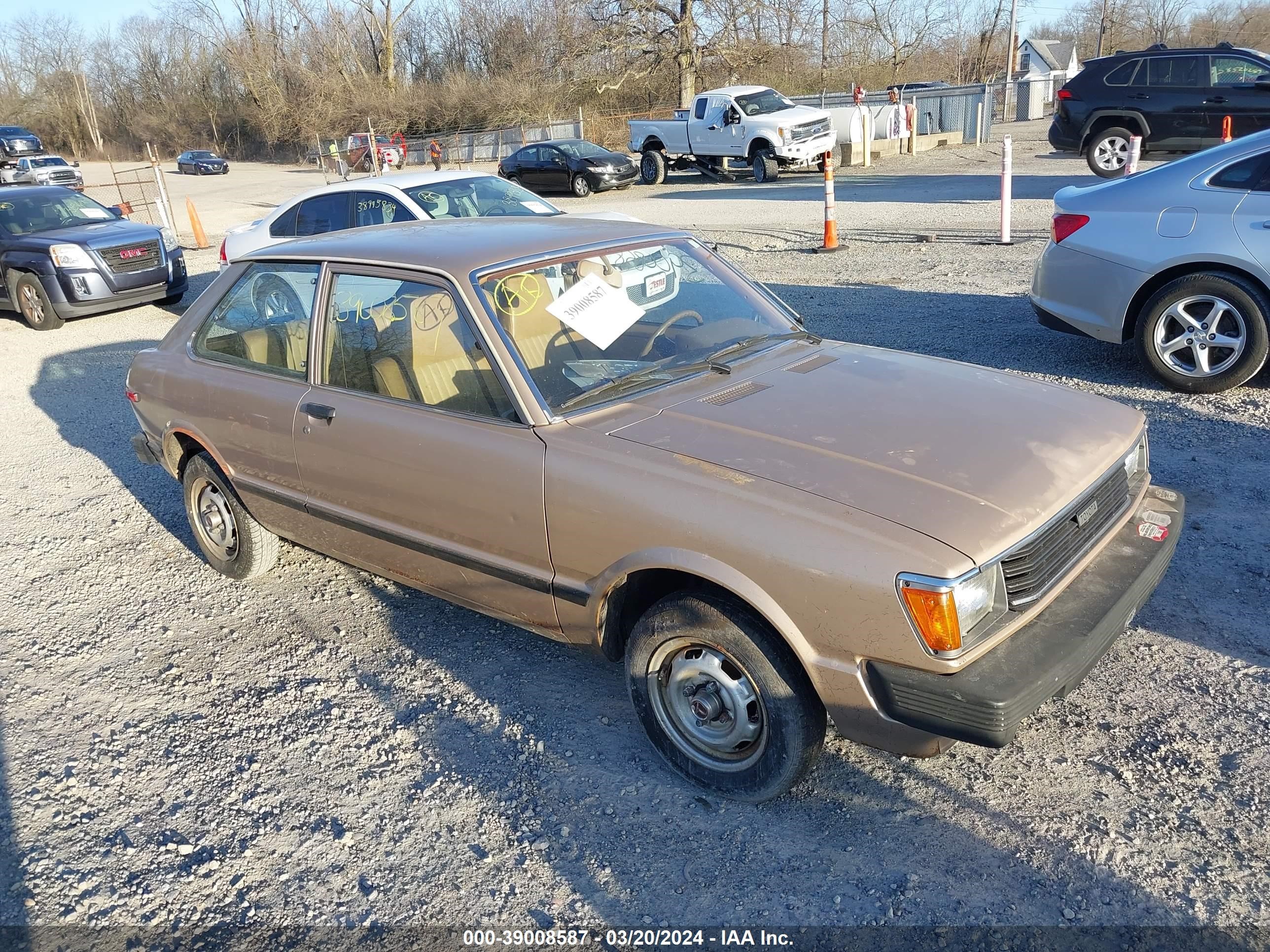 toyota tercel 1981 jt2al22g9b3307761