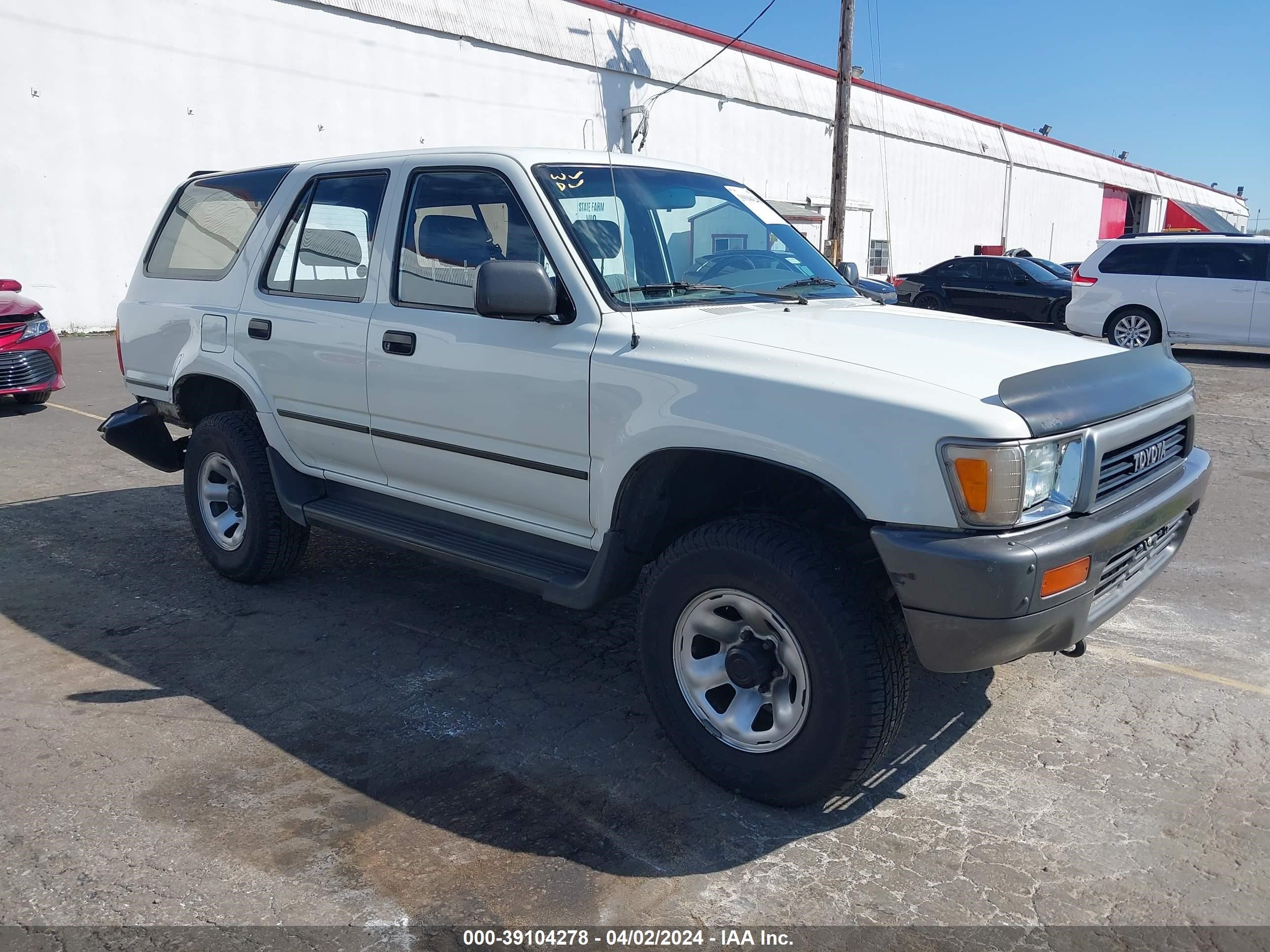 toyota 4runner 1991 jt3rn37w9m0007219