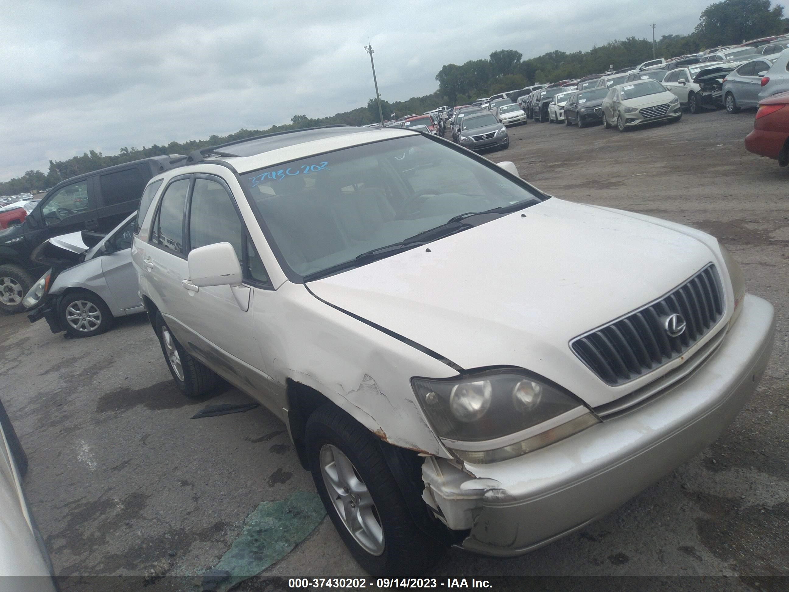 lexus rx 2000 jt6gf10u9y0056589