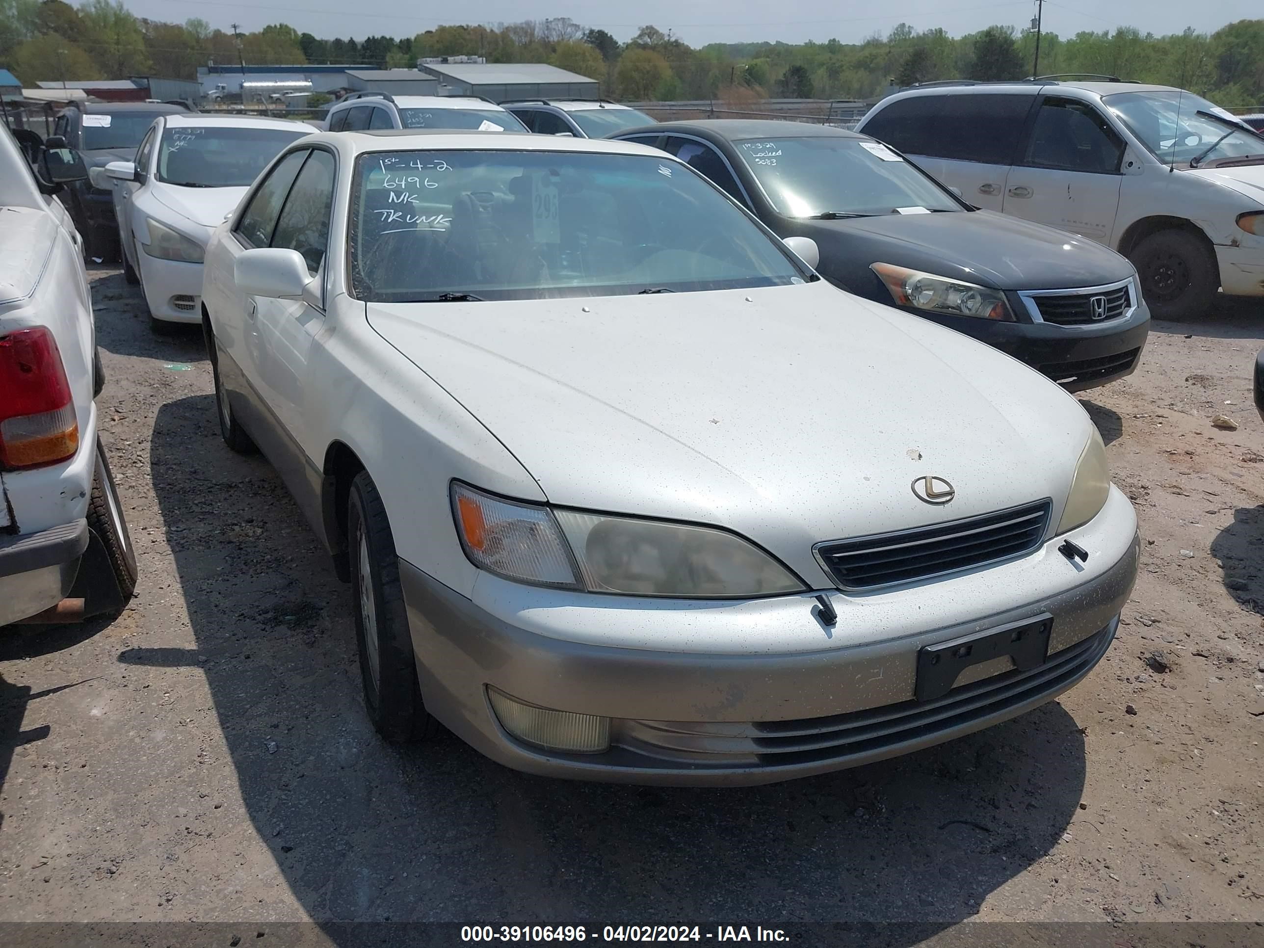 lexus es 1997 jt8bf22g1v0077723