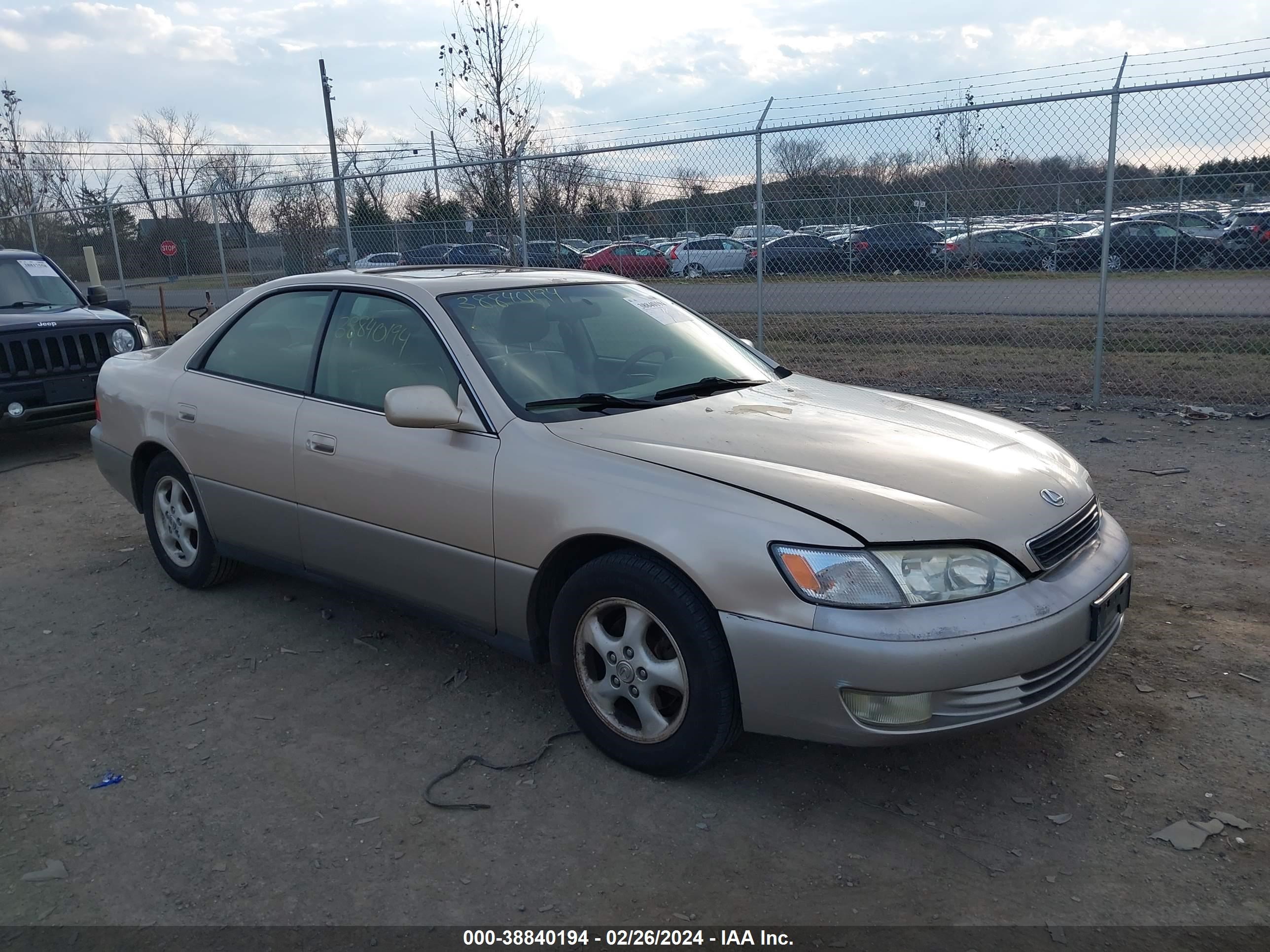 lexus es 1997 jt8bf22g5v0059337