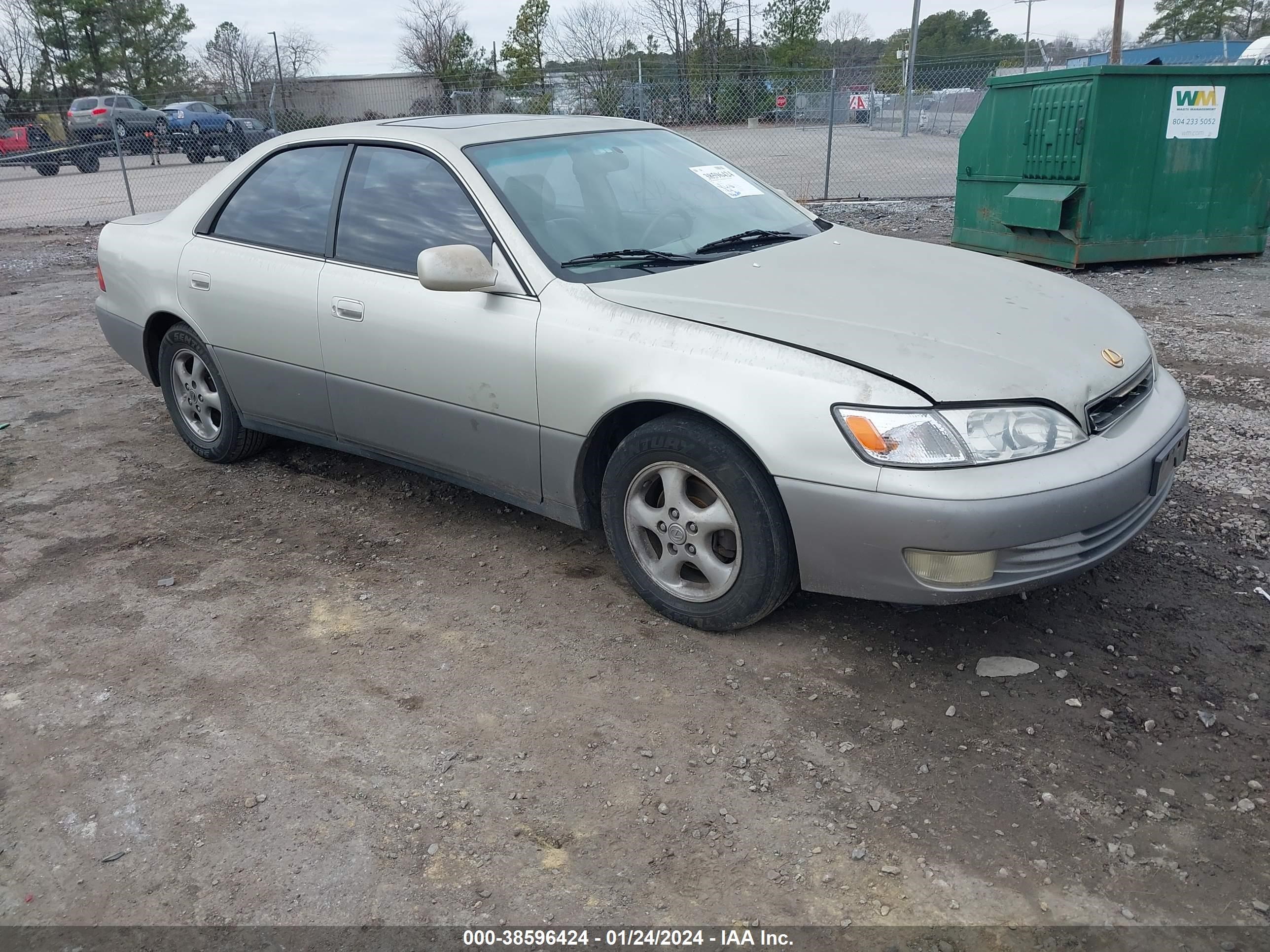 lexus es 1997 jt8bf22g8v0074737