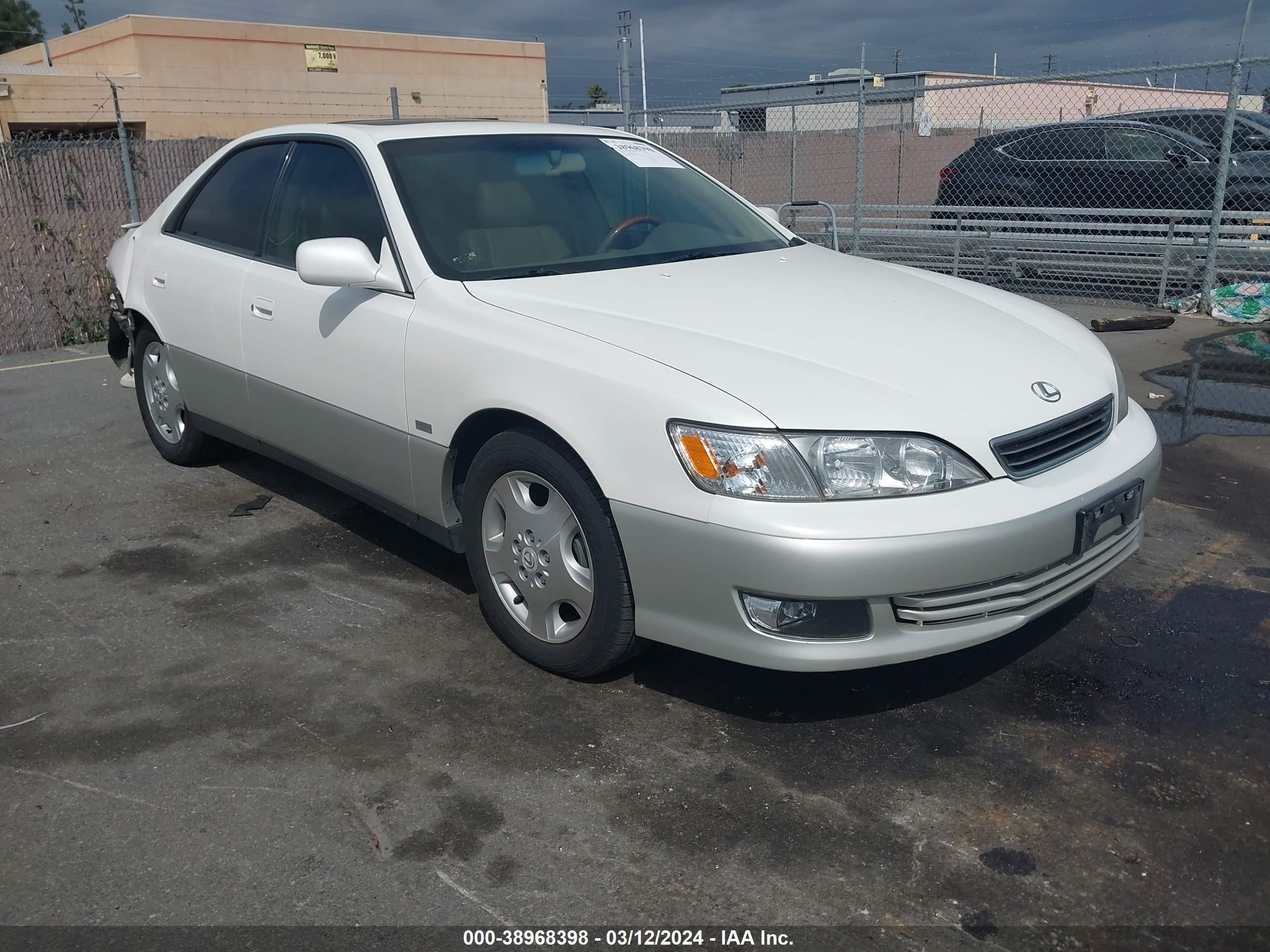 lexus es 2000 jt8bf28g0y0280758