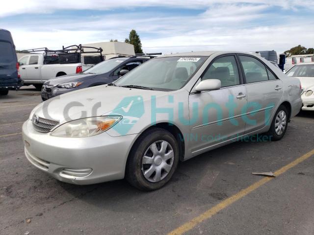 toyota camry le 2002 jtdbe32k020071437
