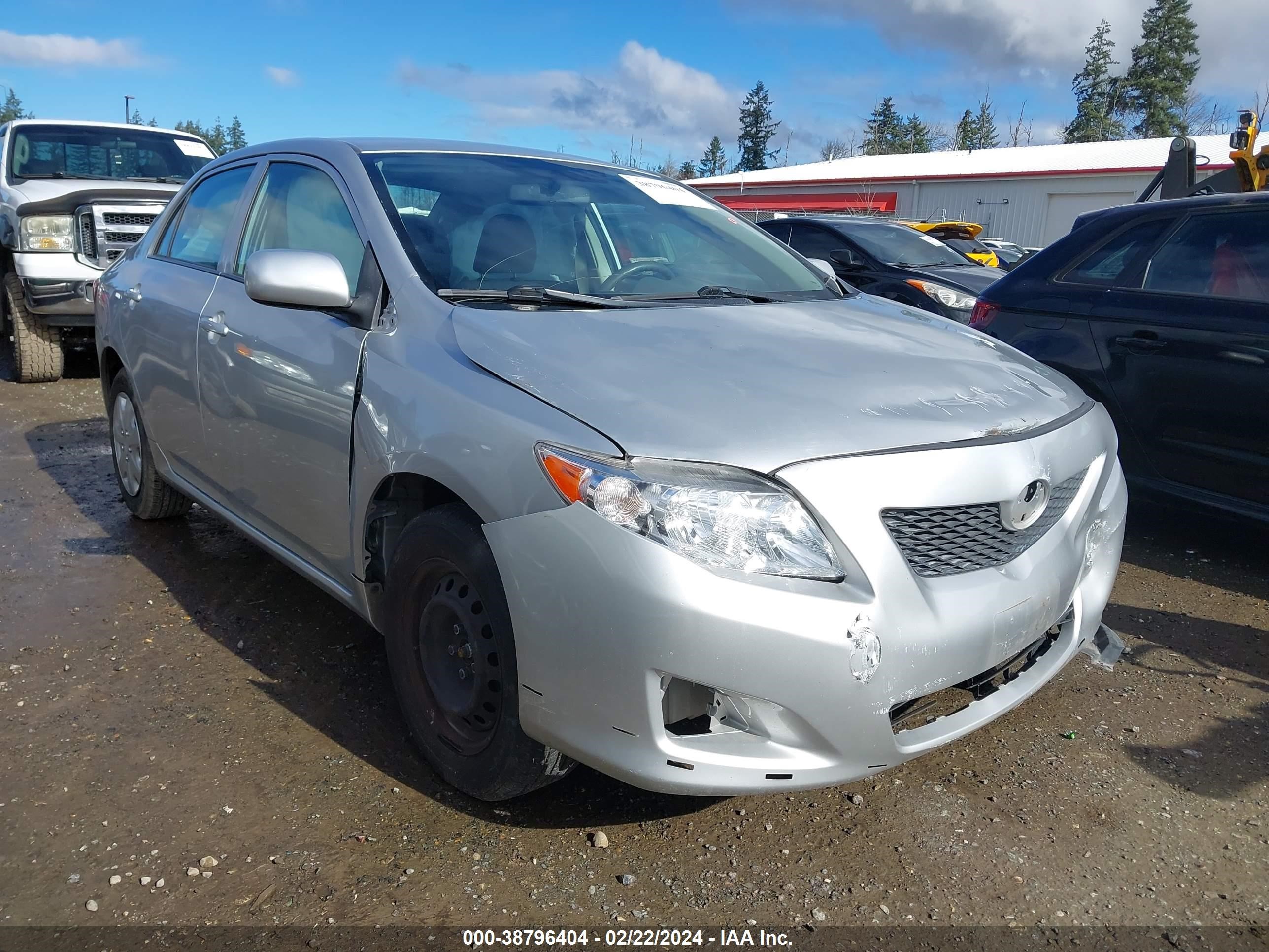 toyota corolla 2009 jtdbl40e099071582